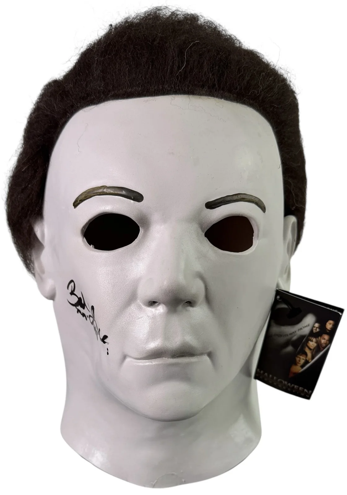 Brad Loree — Brad Loree signed Michael Myers Mask Halloween Resurrection 8 Beckett, image 2