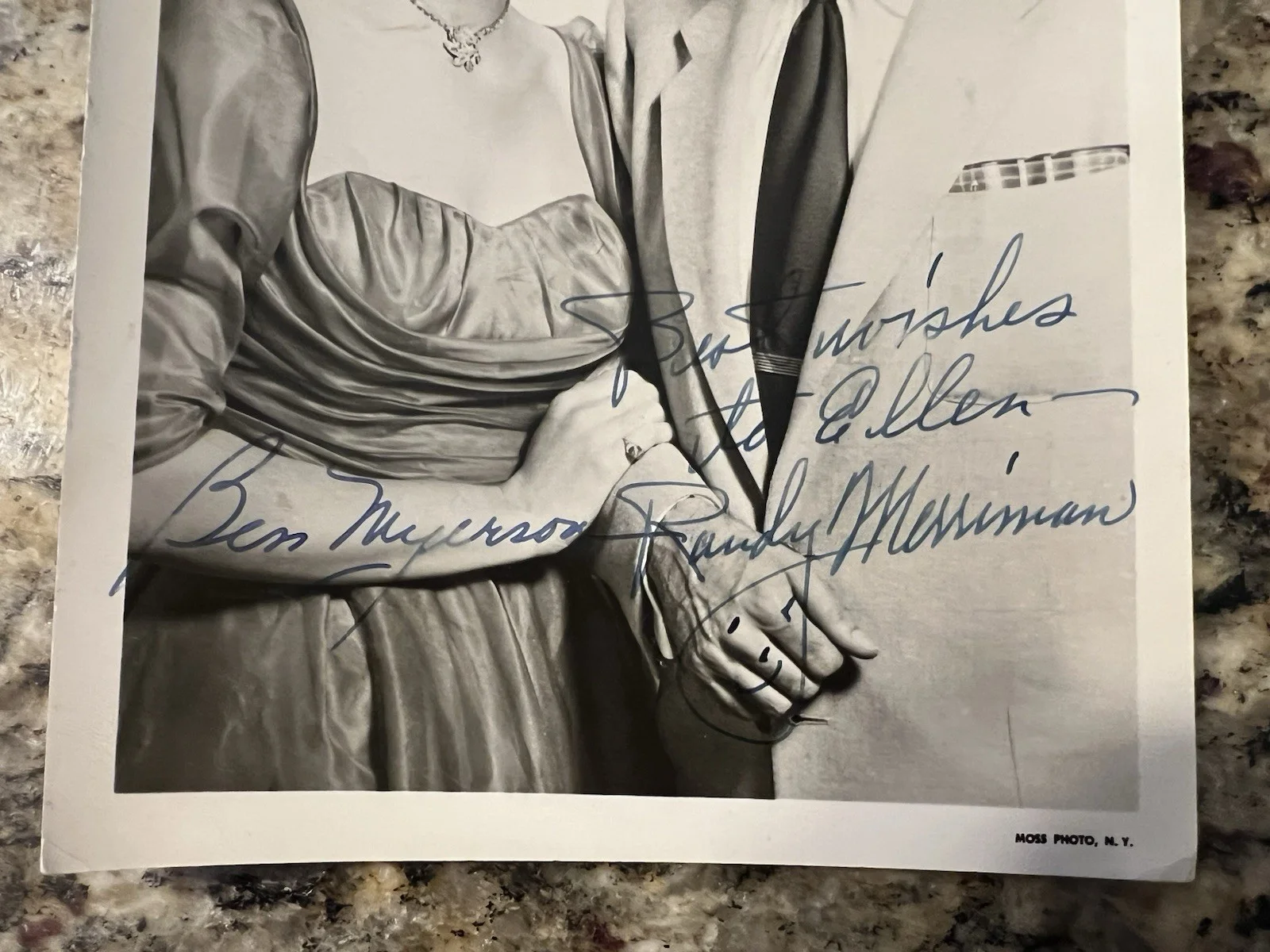 Bess Merriman, Randy Merriman — Bess Myerson & Randy Merriman Signed 5x7 Photo, изображение 5