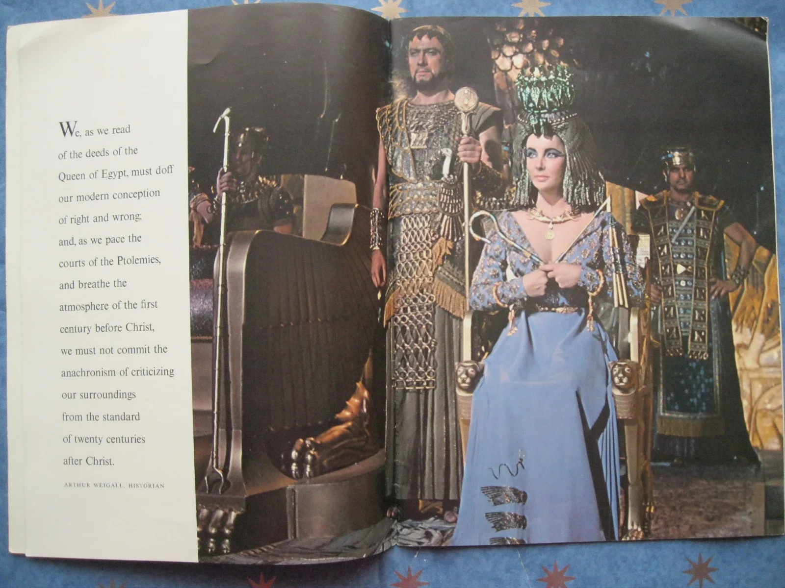 VTG 1963 Cleopatra Movie Souvenir Book Brochure 20th Century Elizabeth Taylor, изображение 3