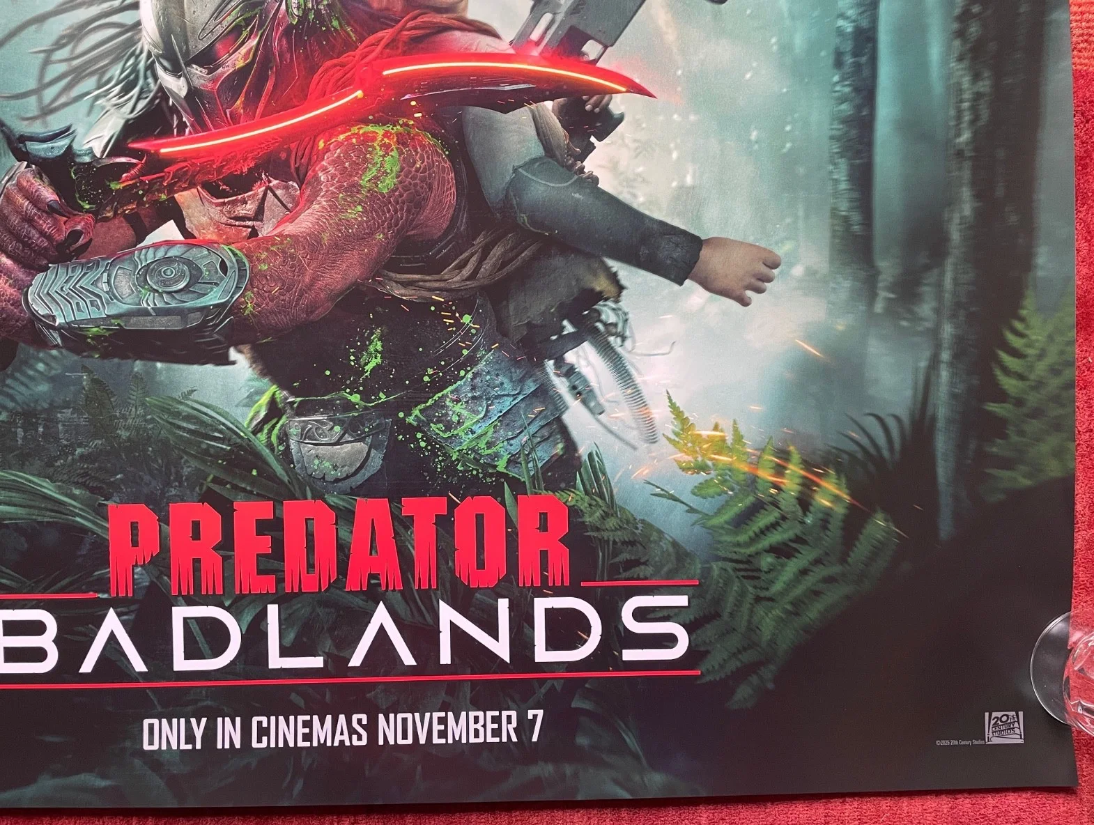 PREDATOR BADLANDS (2025) Original UK Advance Quad Movie Film Poster, изображение 4
