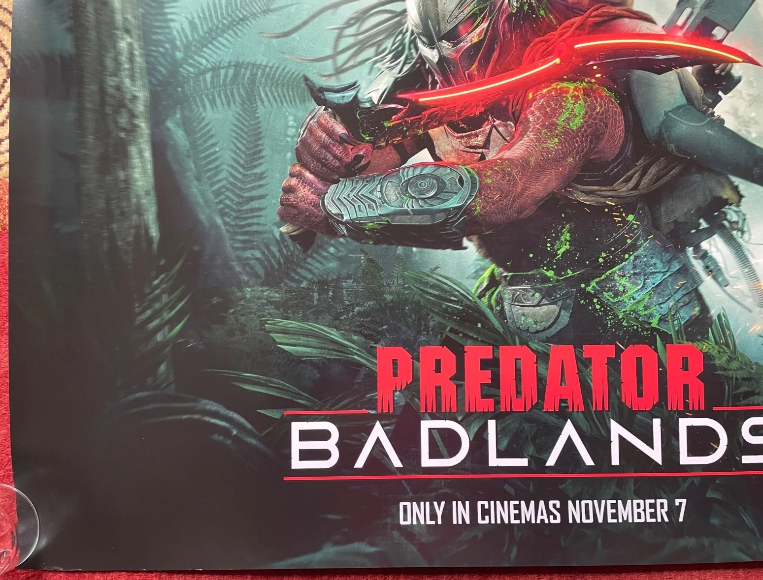 PREDATOR BADLANDS (2025) Original UK Advance Quad Movie Film Poster, изображение 5