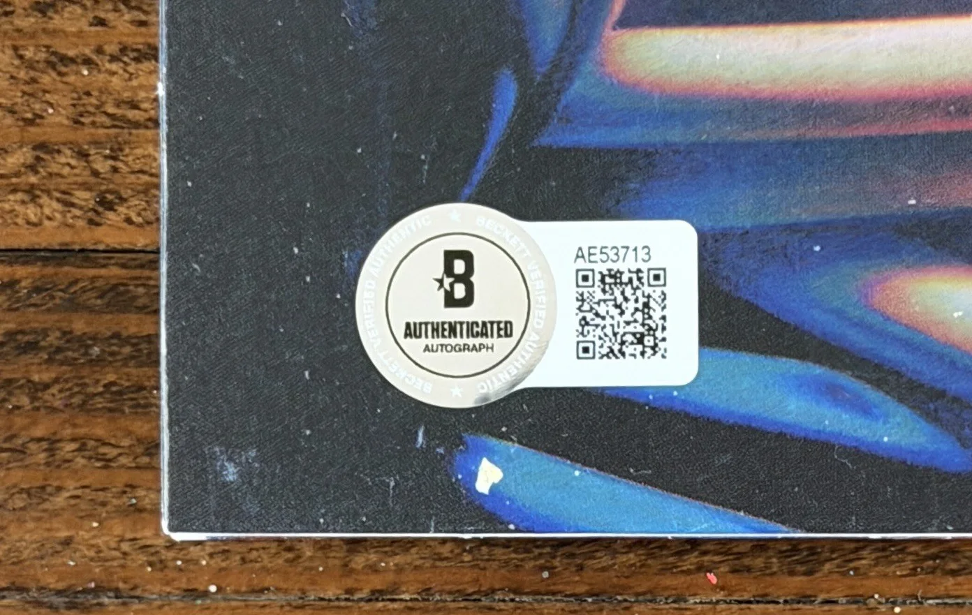 BAND SIGNED HOT MULLIGAN THE SOUND A BODY MAKES WHEN STILL VINYL BECKETT BAS COA, image 4