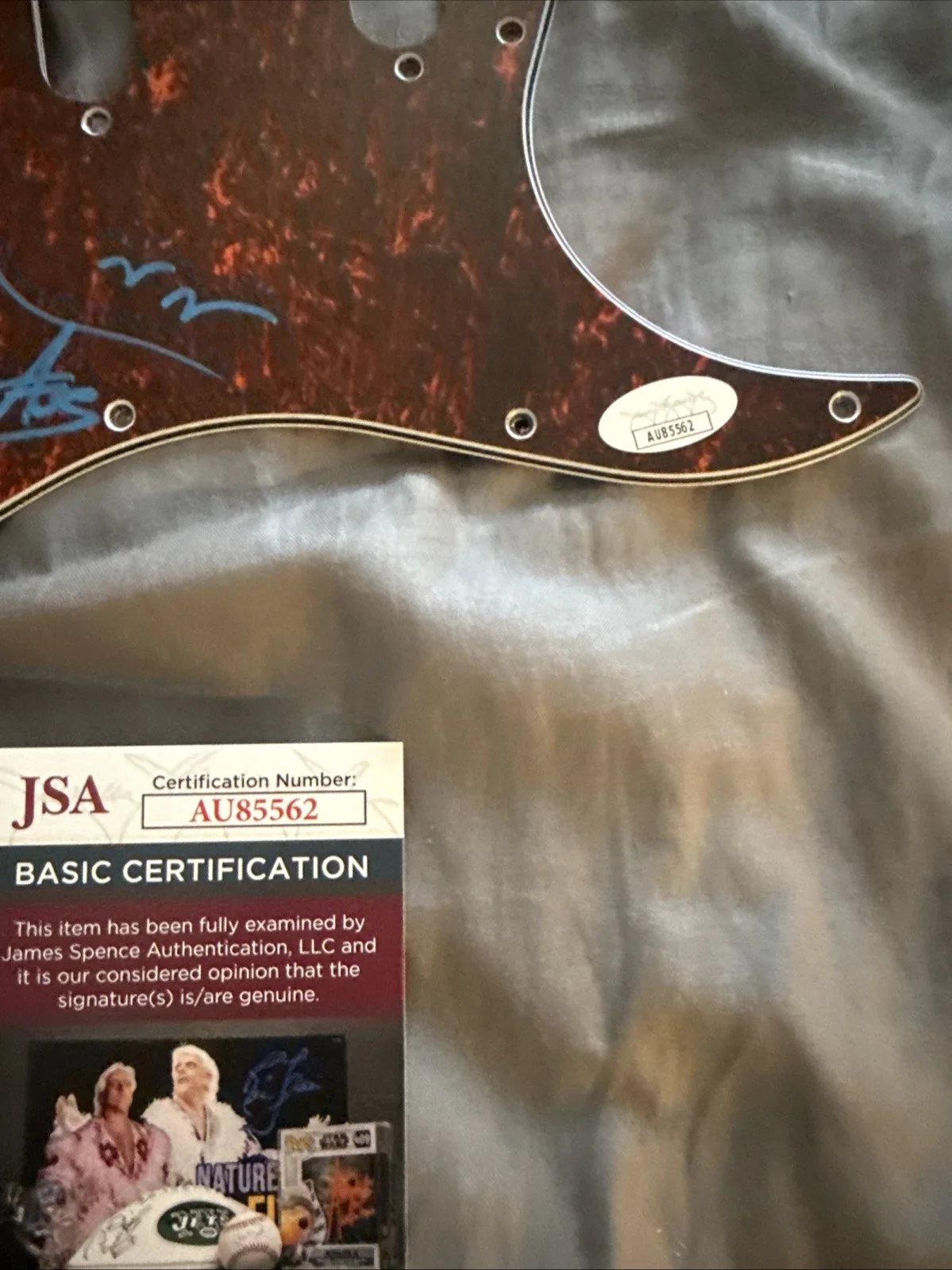 Mike Score Signed Autographed Pickguard A Flock Of Seagulls I Ran JSA Certified, image 4