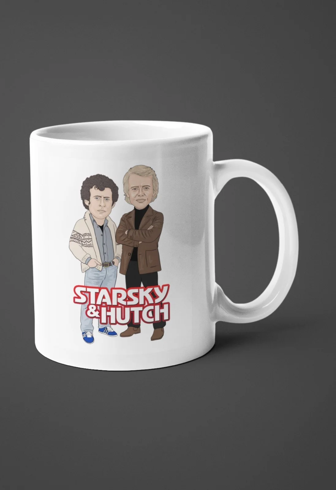 Starsky and Hutch 70s tv show Cartoon Graphic art Mug, изображение 2