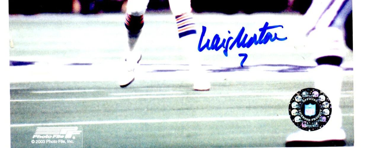 2003 Super Bowl XII Craig Morton Autograph NFL Photo Great Shape 8.5 x 11", image 3
