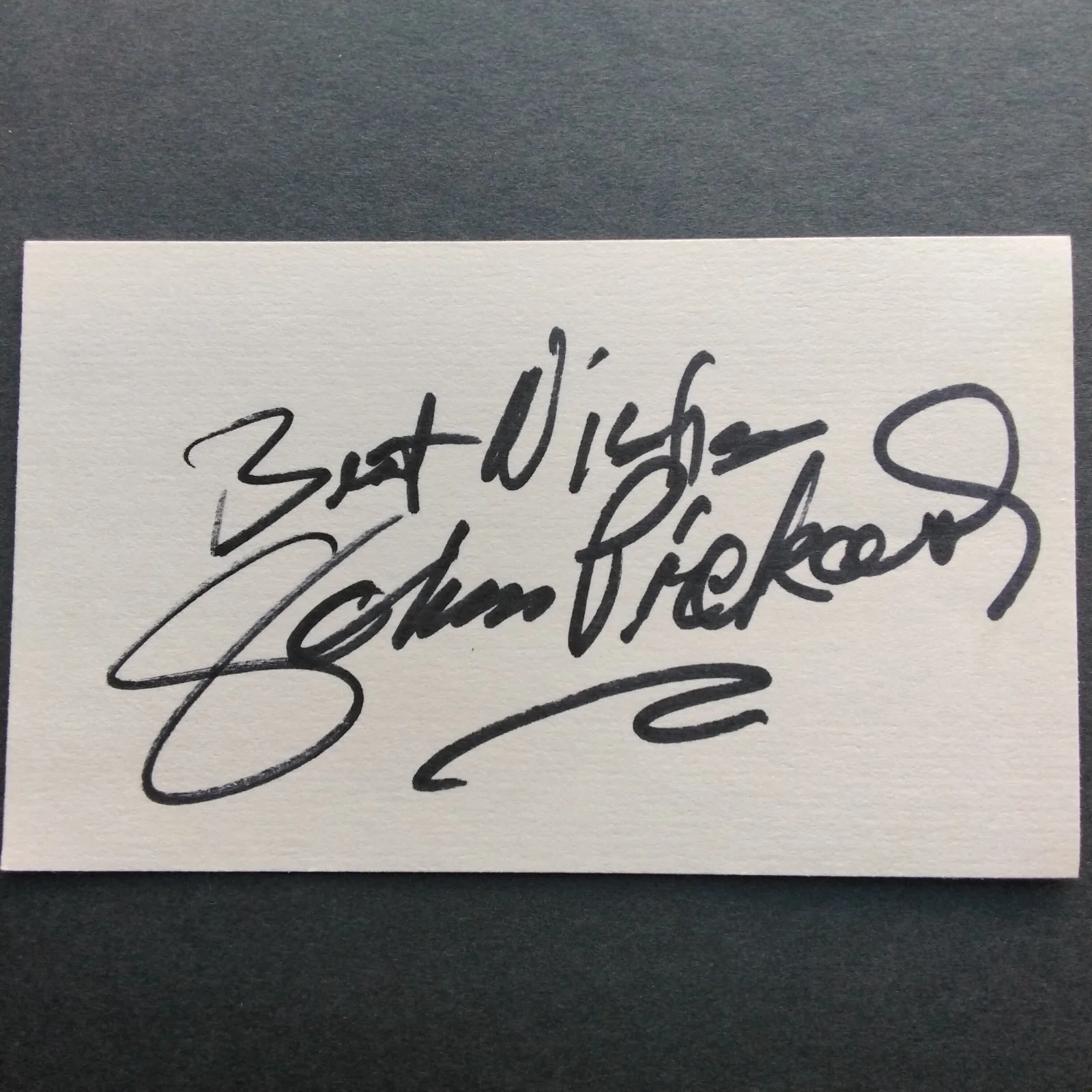 John Pickard SIGNED Card Photo 50s Movie TV Actor True Grit Hellgate Westerns, изображение 4