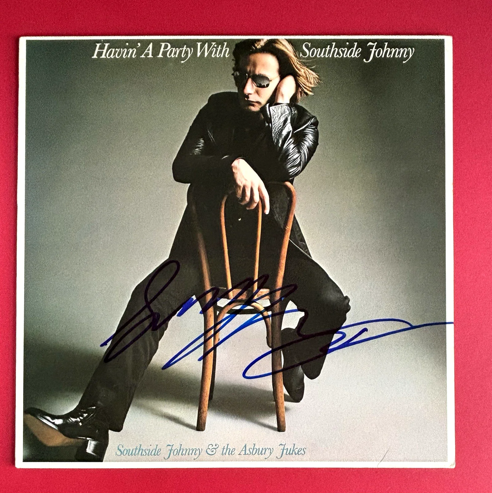 SOUTHSIDE JOHNNY Signed HAVIN' A PARTY Vinyl Record Album PSA DNA COA New Jersey, изображение 2