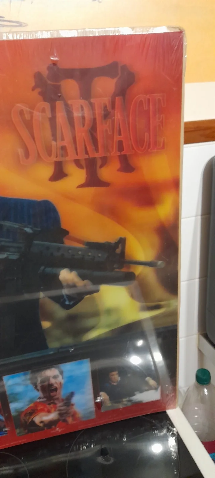 Scarface 3d Poster Wall Art, still has the plastic covering on it., изображение 4