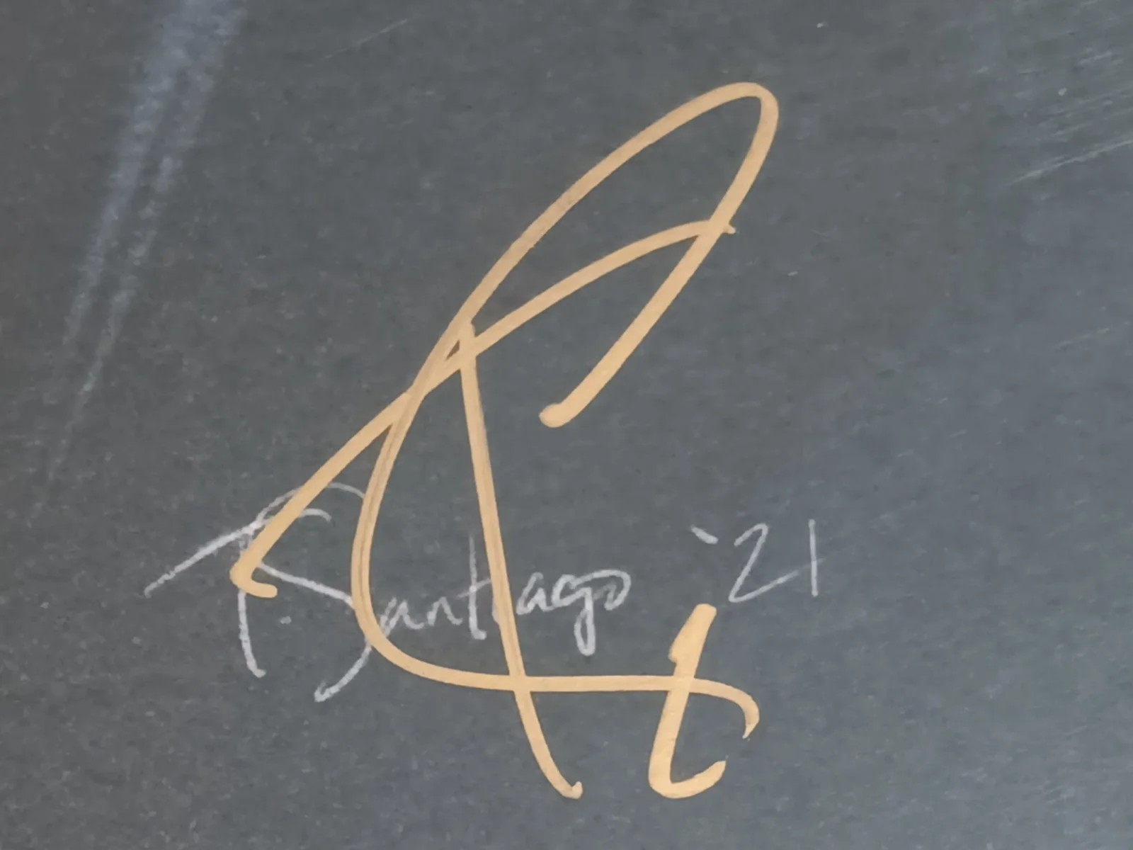 TONY SANTIAGO — TONY SANTIAGO Signed Marilyn Monroe 13x19 FRAMED Lithograph (Pristine Authentic), image 3