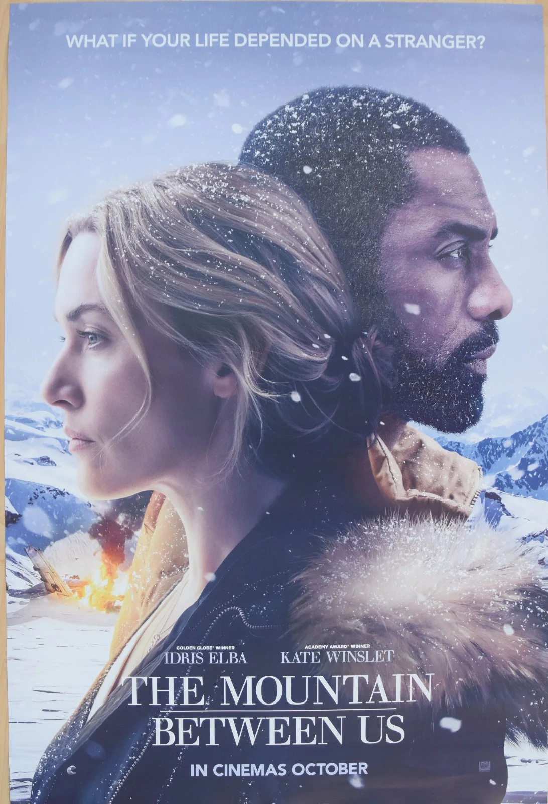 The Mountain Between Us UK Quad + US One Sheet Bundle of Original Movie Posters, image 2