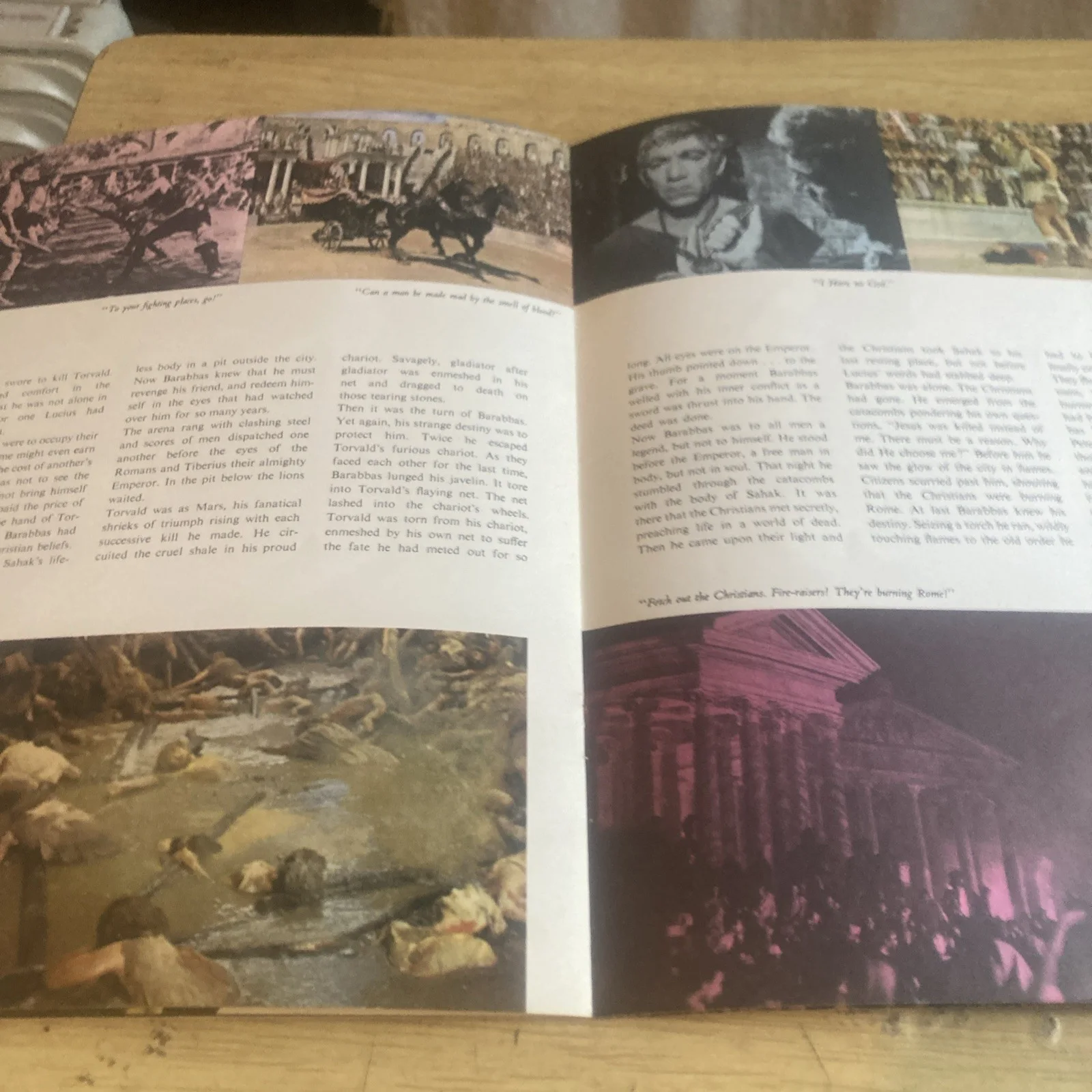 'Barabbas' film 1960’s Vintage cinema Promotional Programme booklet, изображение 5