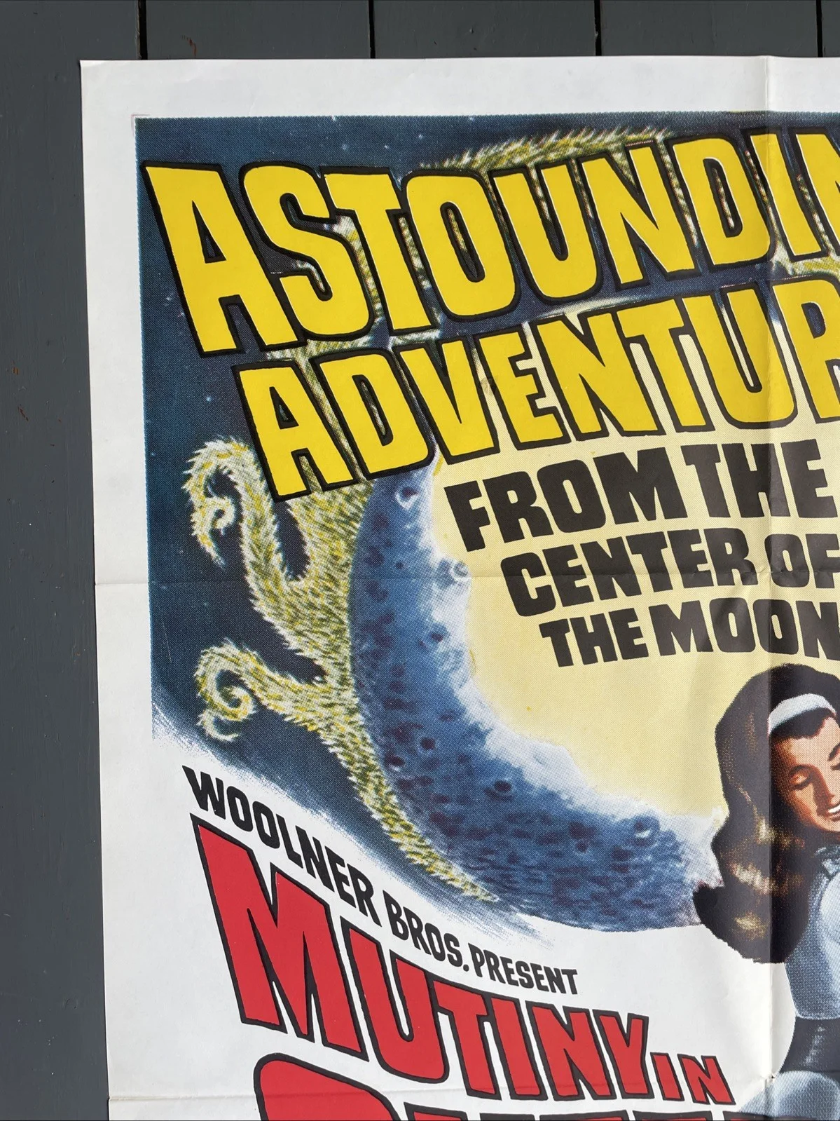 USA One Sheet Poster for Mutiny In Outer Space 1964. Super Kitschy, image 2