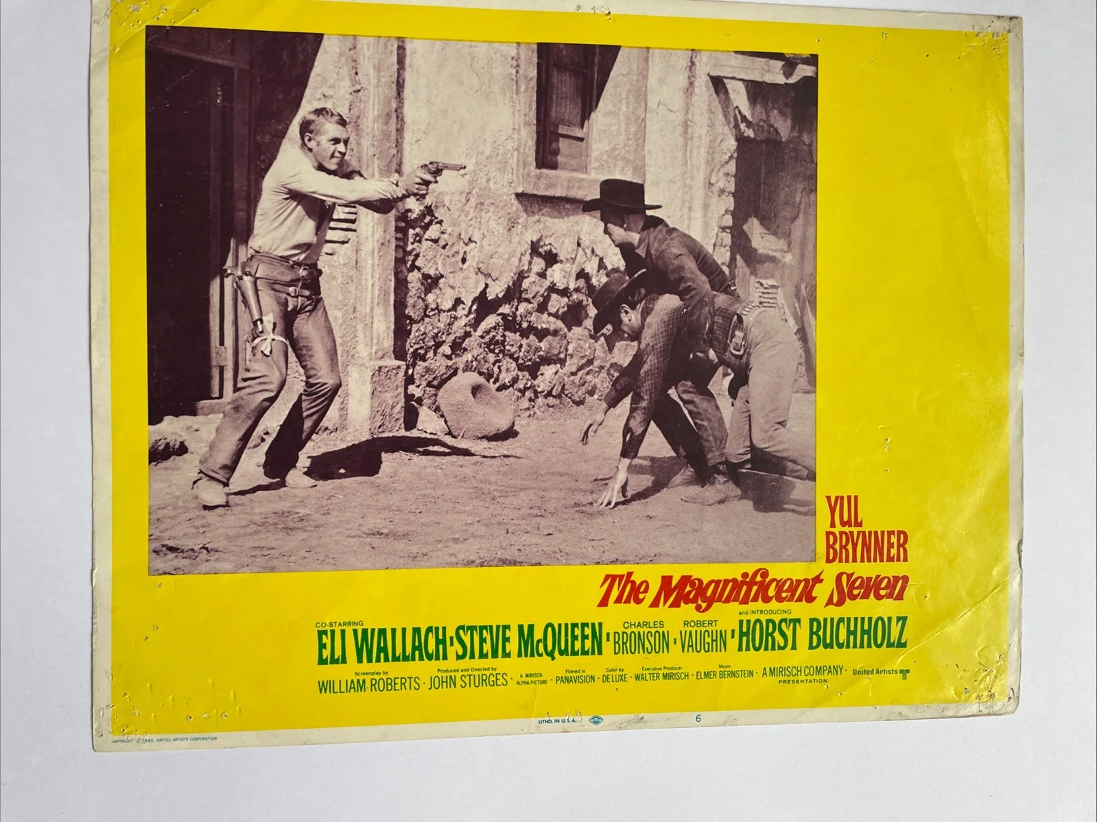 The Magnificent Seven USA Full Lobby FOH Set X8 Classic Steve McQueen, изображение 2