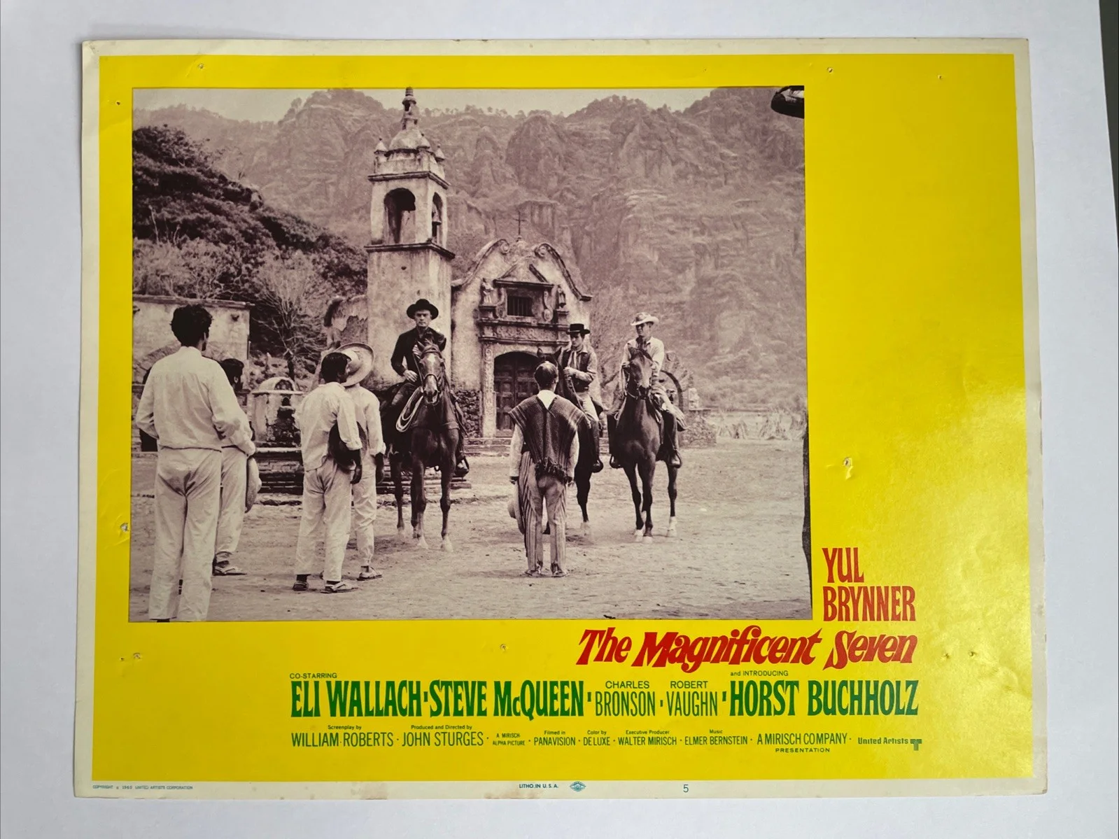 The Magnificent Seven USA Full Lobby FOH Set X8 Classic Steve McQueen, изображение 3