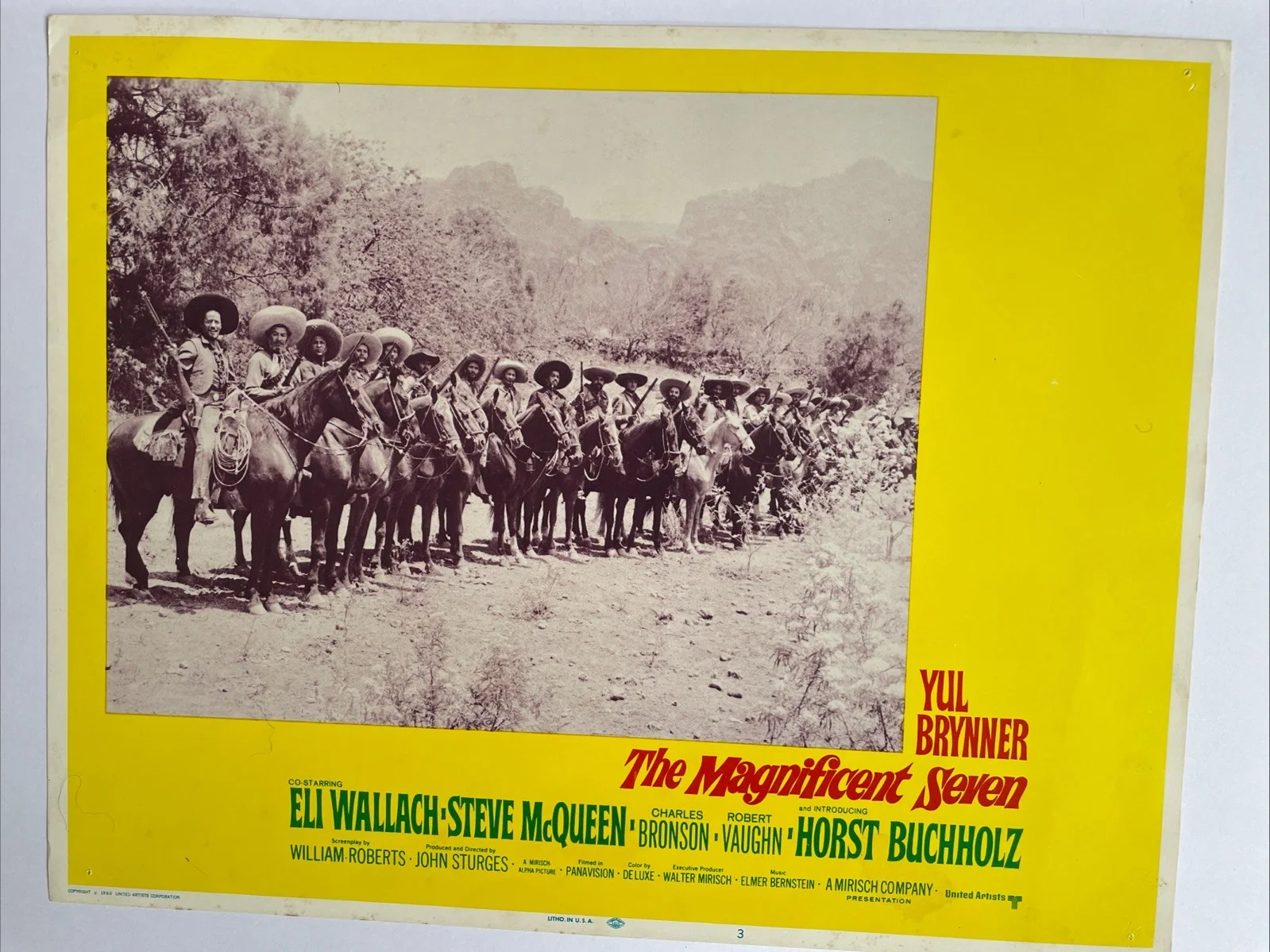 The Magnificent Seven USA Full Lobby FOH Set X8 Classic Steve McQueen, изображение 4