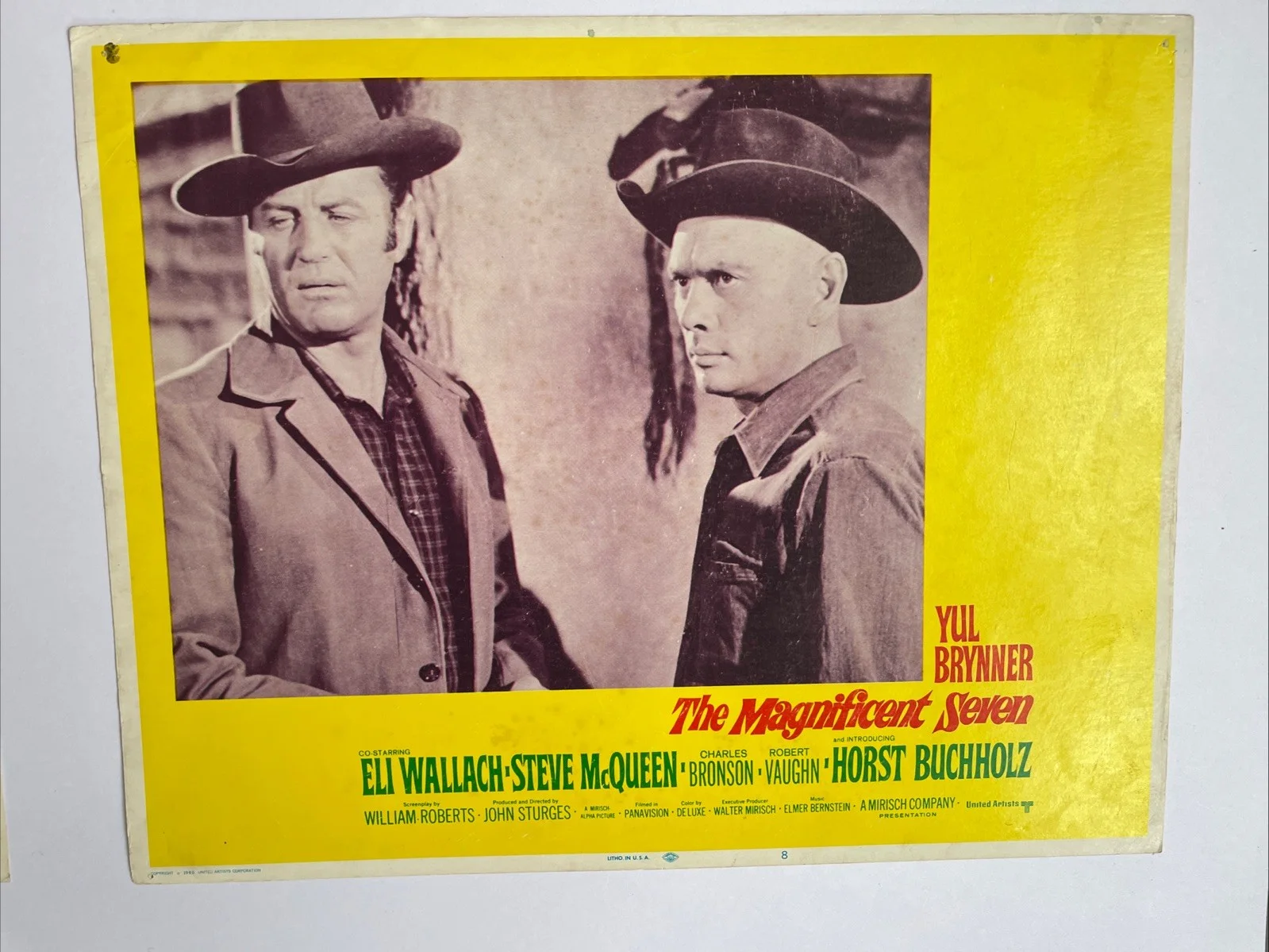 The Magnificent Seven USA Full Lobby FOH Set X8 Classic Steve McQueen, изображение 5