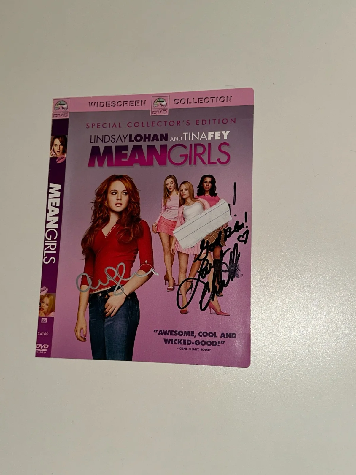Mean Girls signed DVD Amanda Seyfried Lacey Chabert Karen Gretchen Weiners, image 2