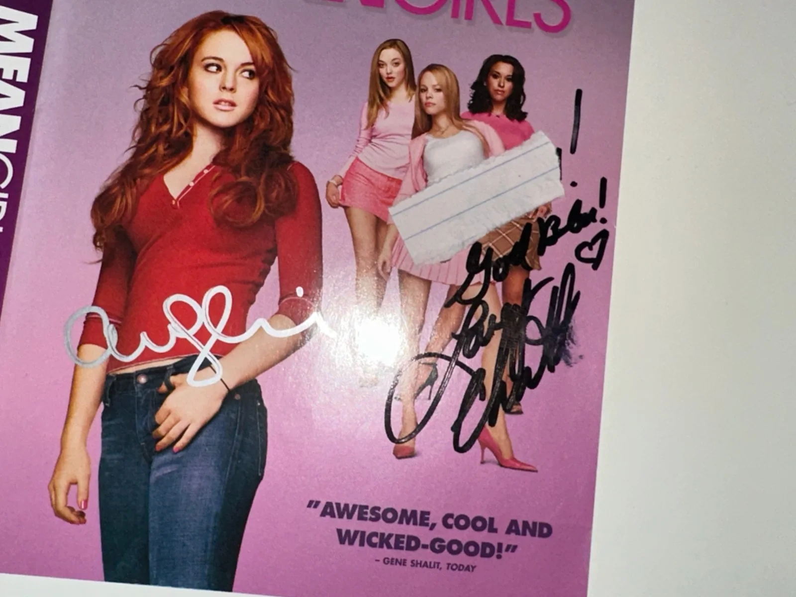 Mean Girls signed DVD Amanda Seyfried Lacey Chabert Karen Gretchen Weiners, image 4