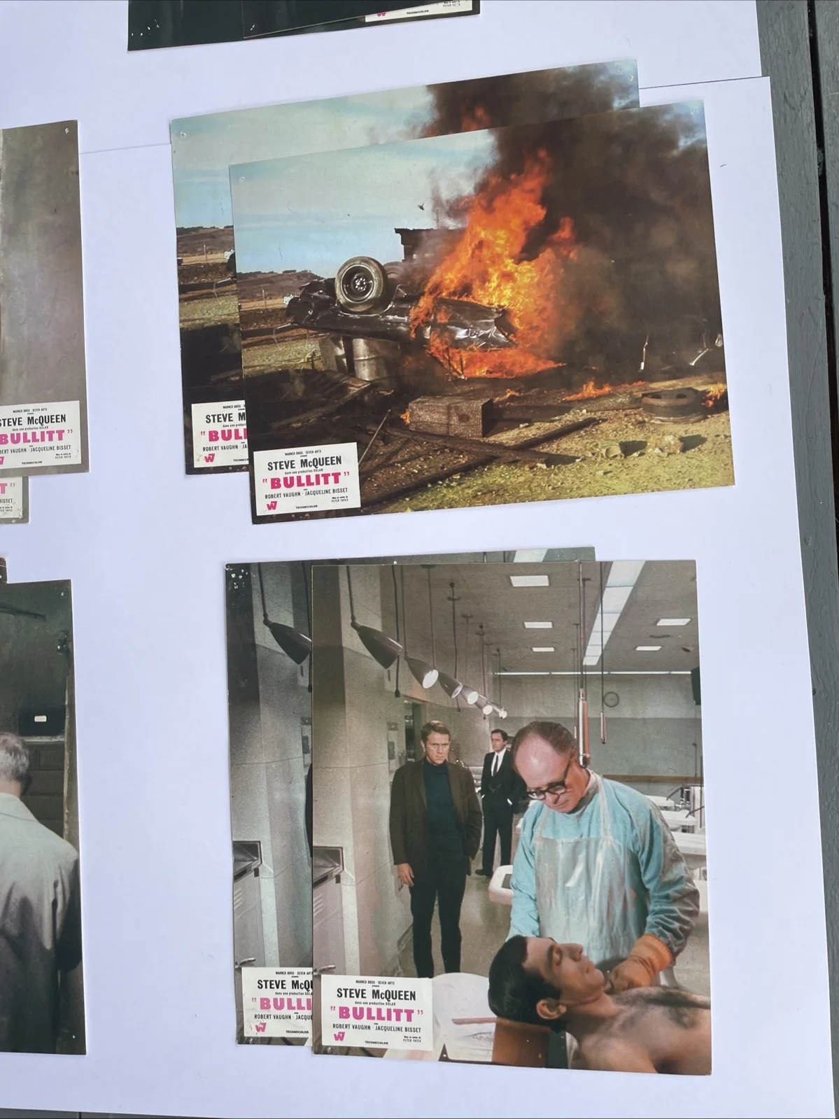 Bullitt French FOH Lobby Card Set. Many Bonus Cards! 17 In Total. Envelope Inc, изображение 5