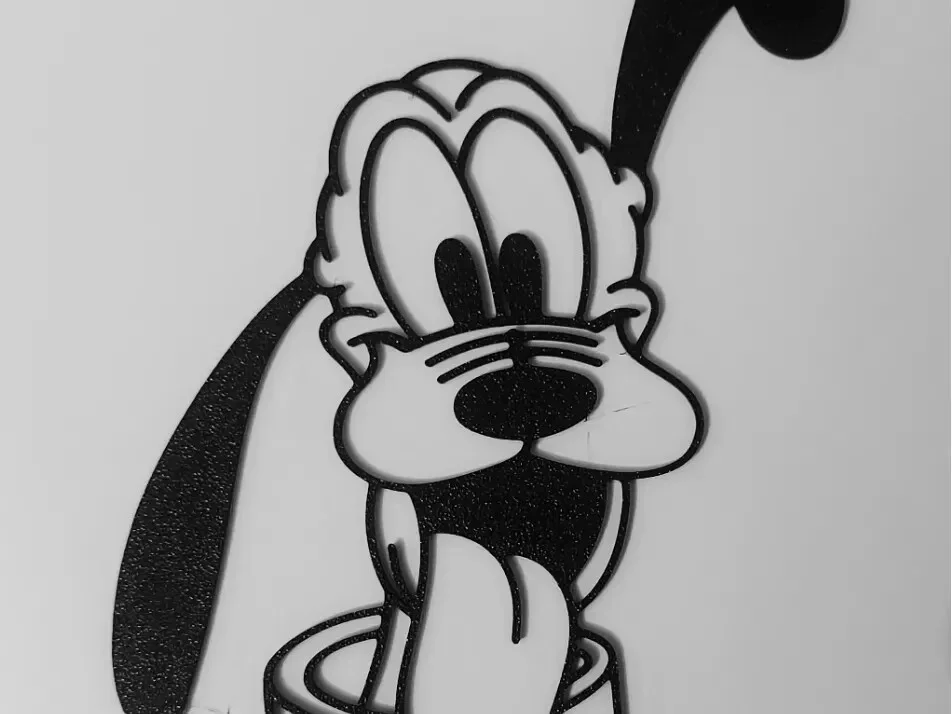 Goofy Line Wall Art 3D Printed Wall Hanging Wall Decoration, изображение 2