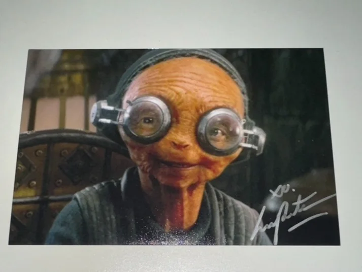 Lupita Nyong'o — Lupita Nyong'o signed 4x6 Star Wars Maz Katana 12 Years A Slave The 355, изображение 2