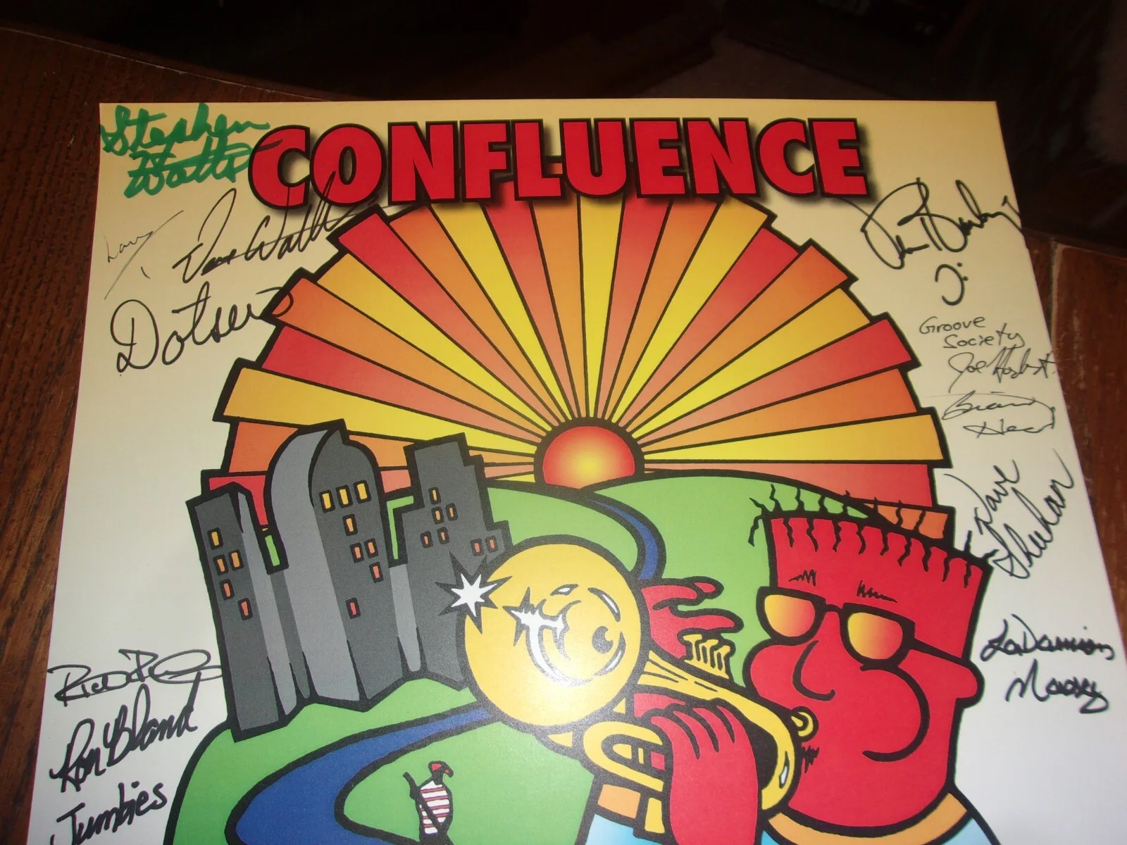 DENVER Confluence Park 2004 Jazz Summer Concerts VINTAGE Signed Poster 11 x 17, image 2