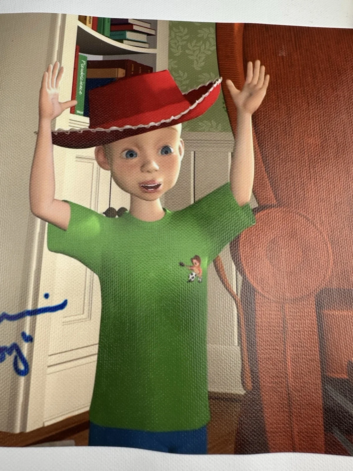 John Morris — John Morris (Andy Davis) - Toy Story AUTOGRAPH 8x10 Signed Photo Movie Pixar, изображение 4
