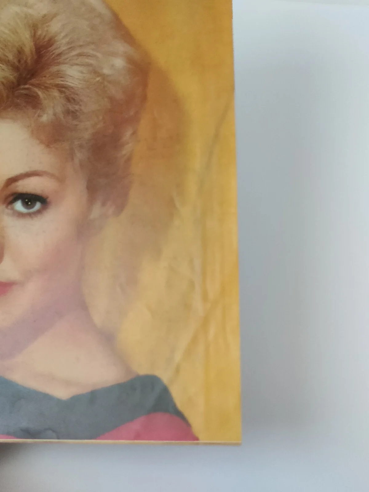 Kim Novak Pin Up Vintage Japanese Magazine Color Clipping 7" 60s Japan, изображение 2