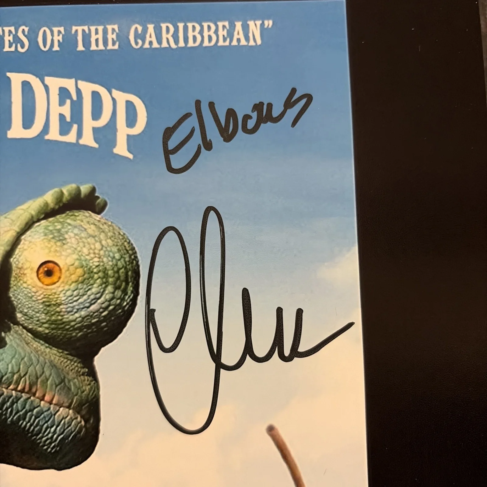 Charles Fleischer — Charles Fleischer autograph signed inscribed 11x14 photo Rango JSA COA Elbows, image 2