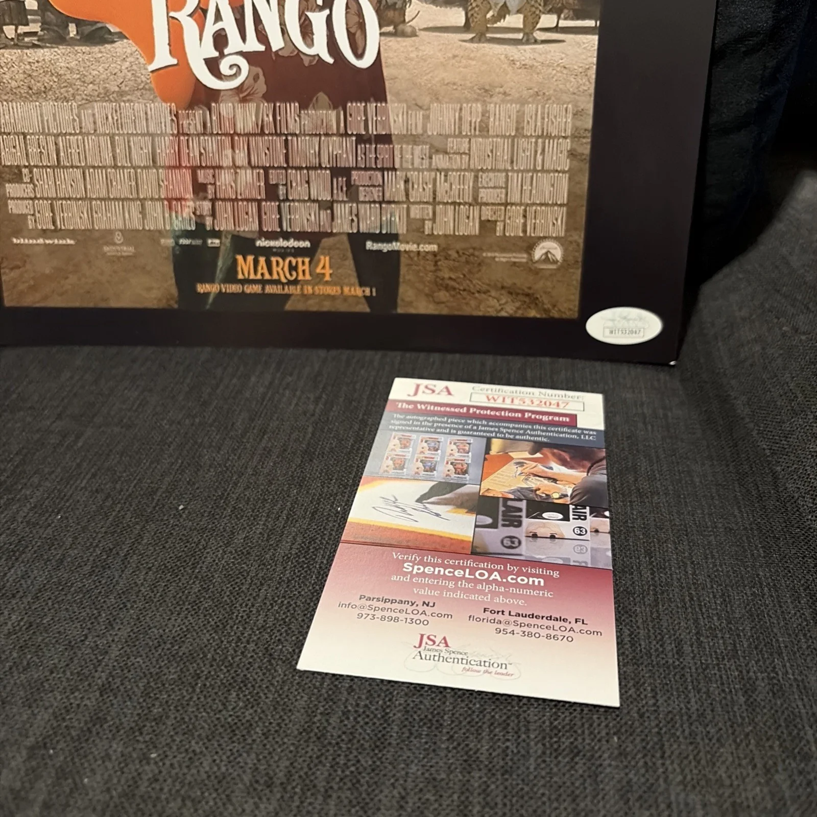 Charles Fleischer — Charles Fleischer autograph signed inscribed 11x14 photo Rango JSA COA Elbows, image 5