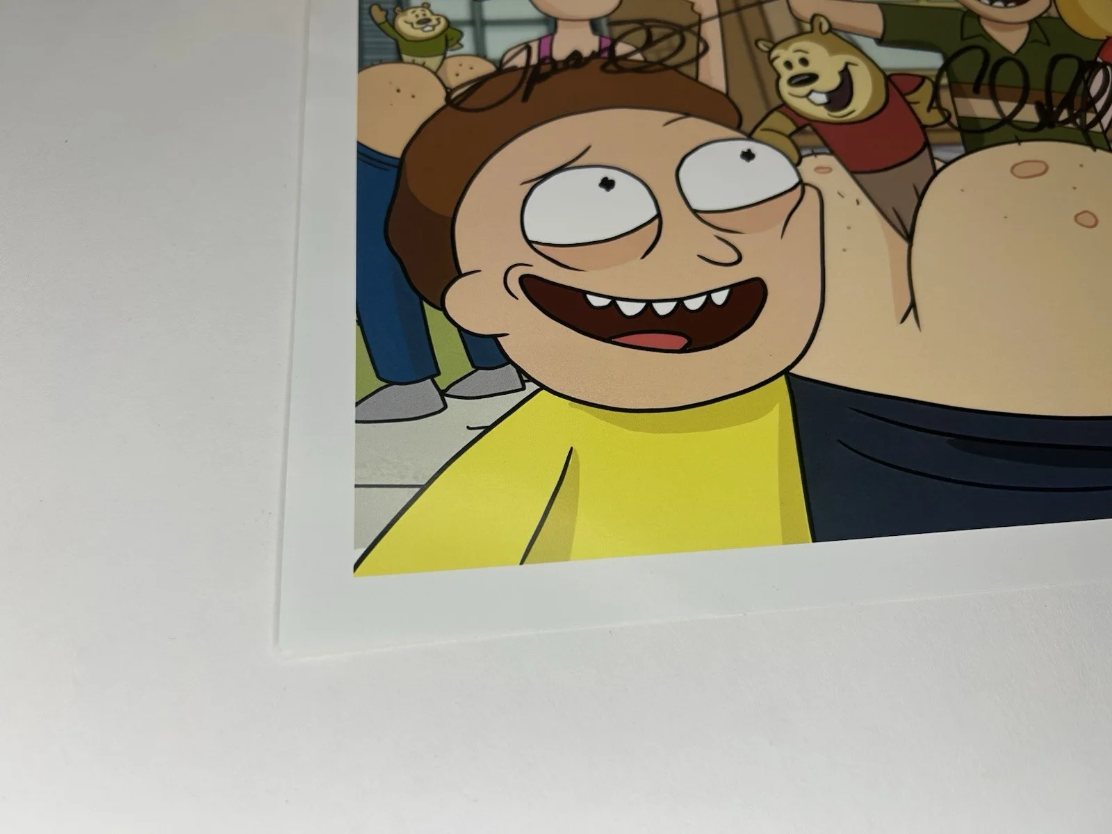 Dan Harmon — RICK AND MORTY Signed Poster 12x18 SDCC 2014 Adult Swim Harmon Roiland Parnell +, изображение 3