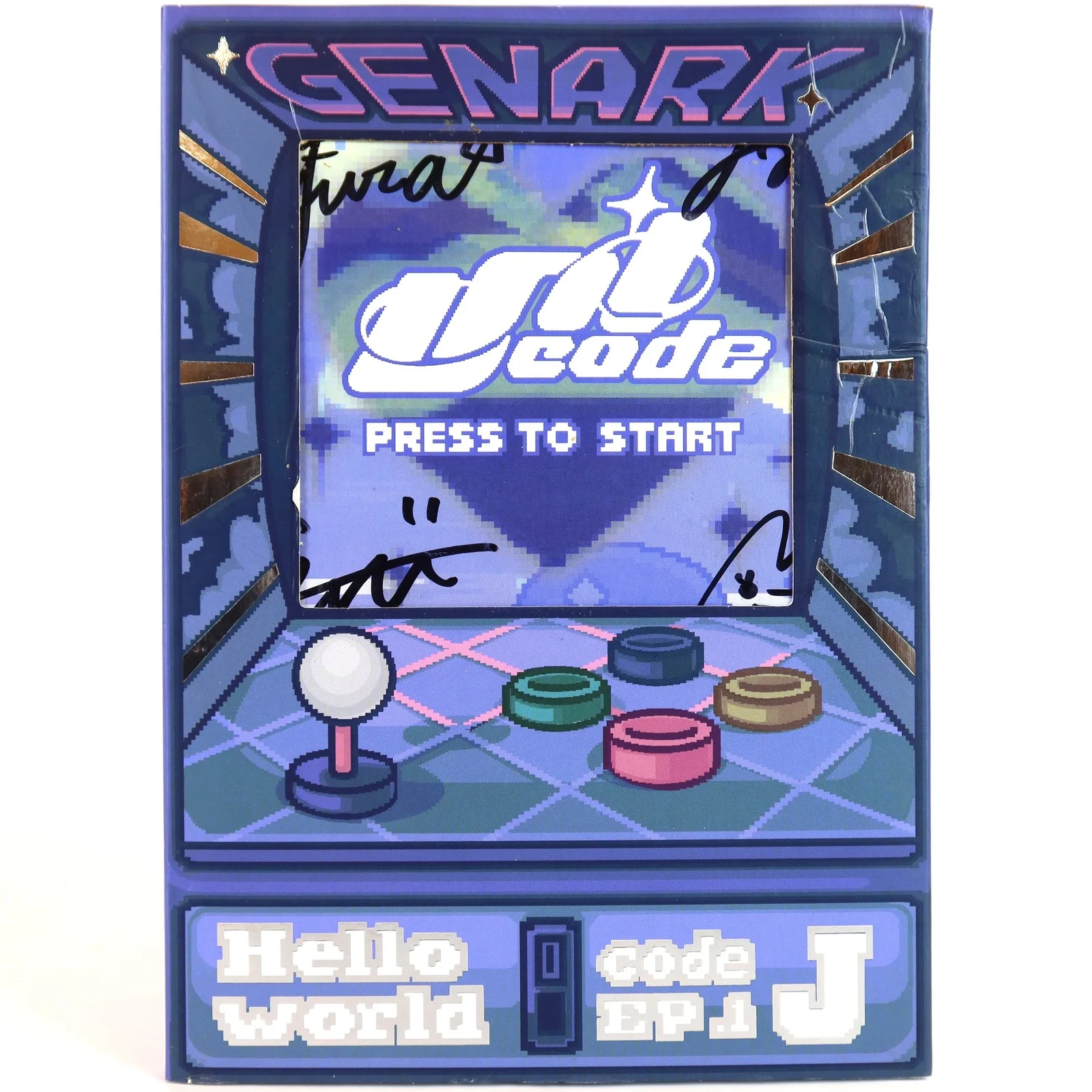 Unicode - Hello World: Code J Ep 1 [B Ver.] Signed Album CD 2024 [damage, read], image 2