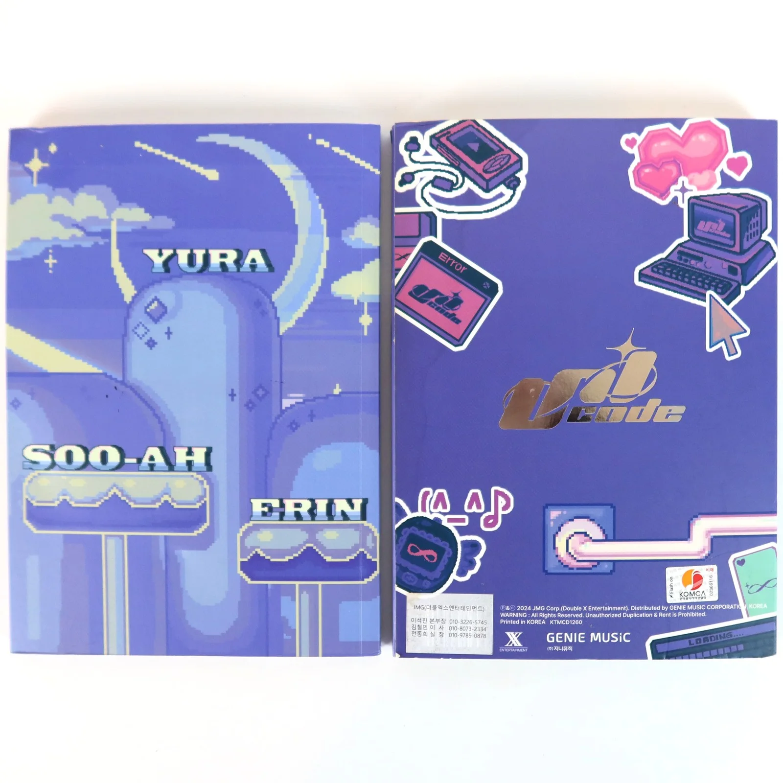 Unicode - Hello World: Code J Ep 1 [B Ver.] Signed Album CD 2024 [damage, read], image 3