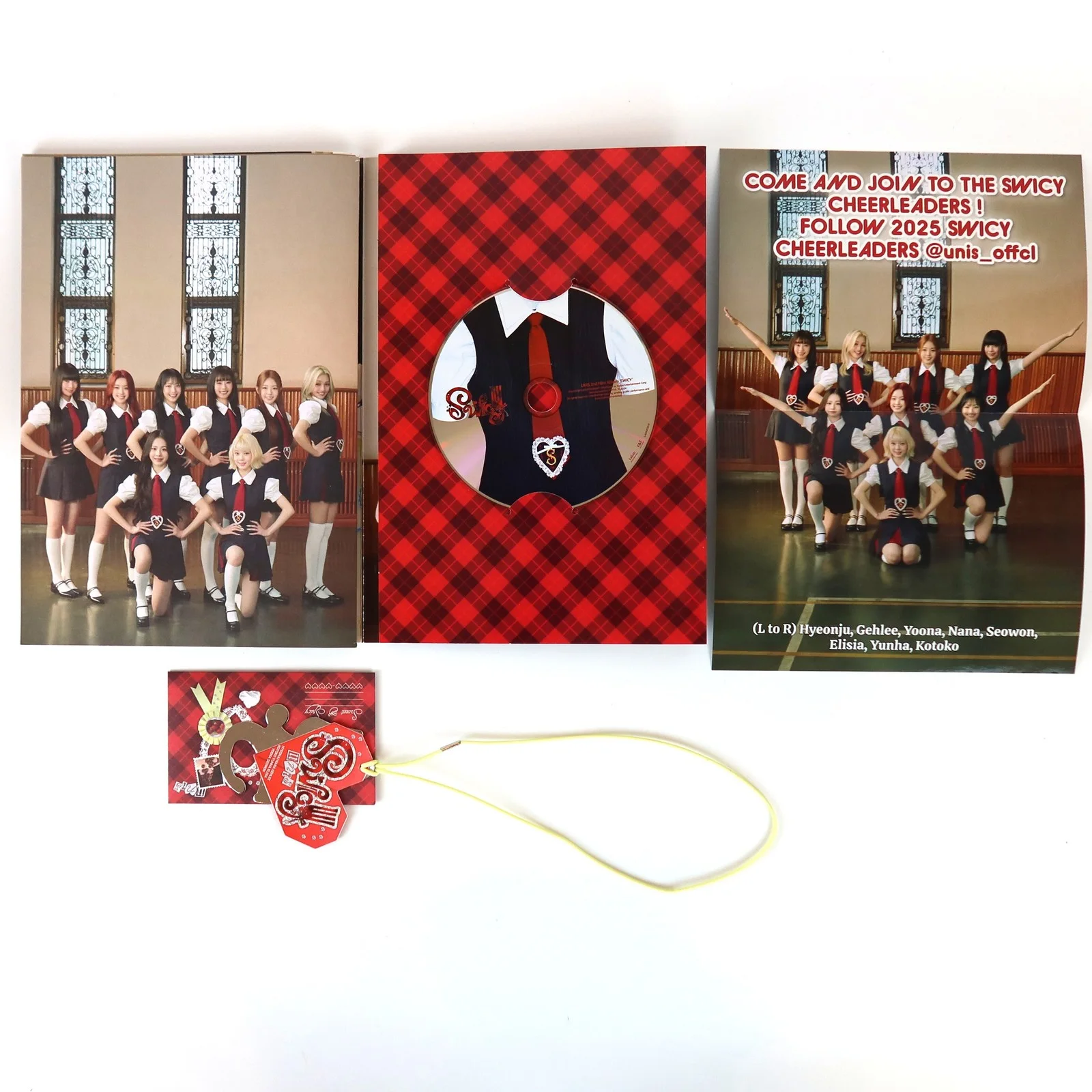 Unis - Swicy 2nd Mini Album Signed Autographed CD Promo K-Pop 2025, image 2