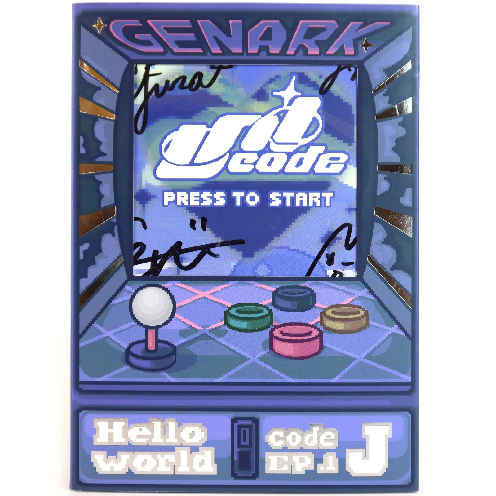 Unicode - Hello World: Code J Ep 1 [B Ver.] Signed Album CD Promo 2024 K-Pop, image 2
