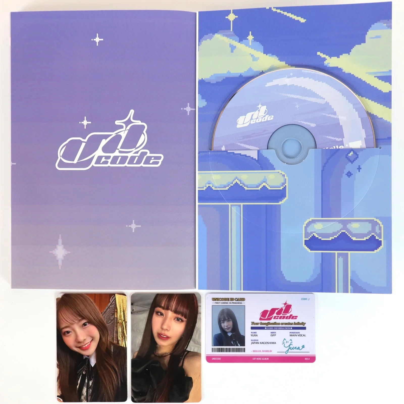 Unicode - Hello World: Code J Ep 1 [B Ver.] Signed Album CD Promo 2024 K-Pop, image 3