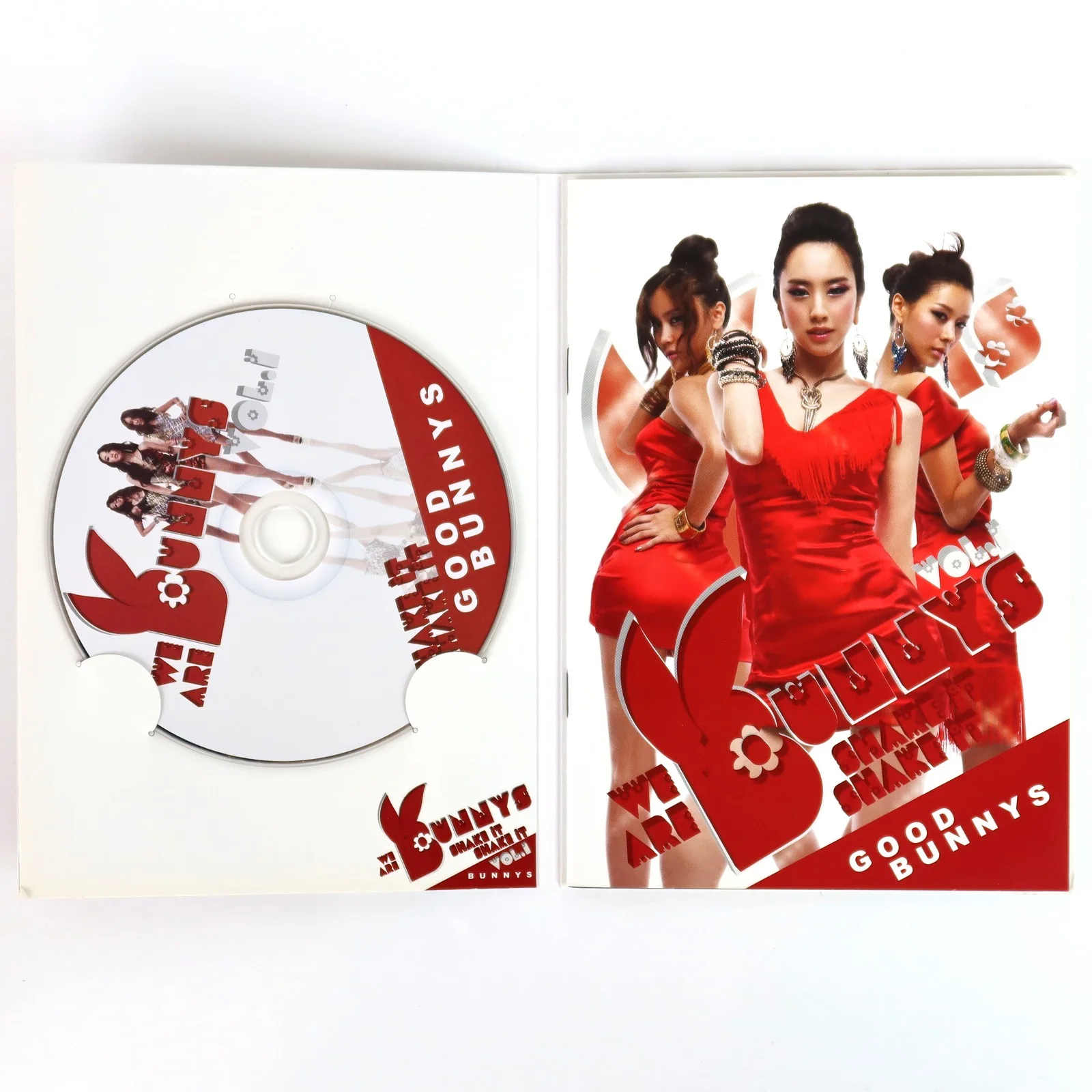 Bunnys - Shake It Shake It Single Album Signed Autographed CD Promo K-Pop 2009, image 3