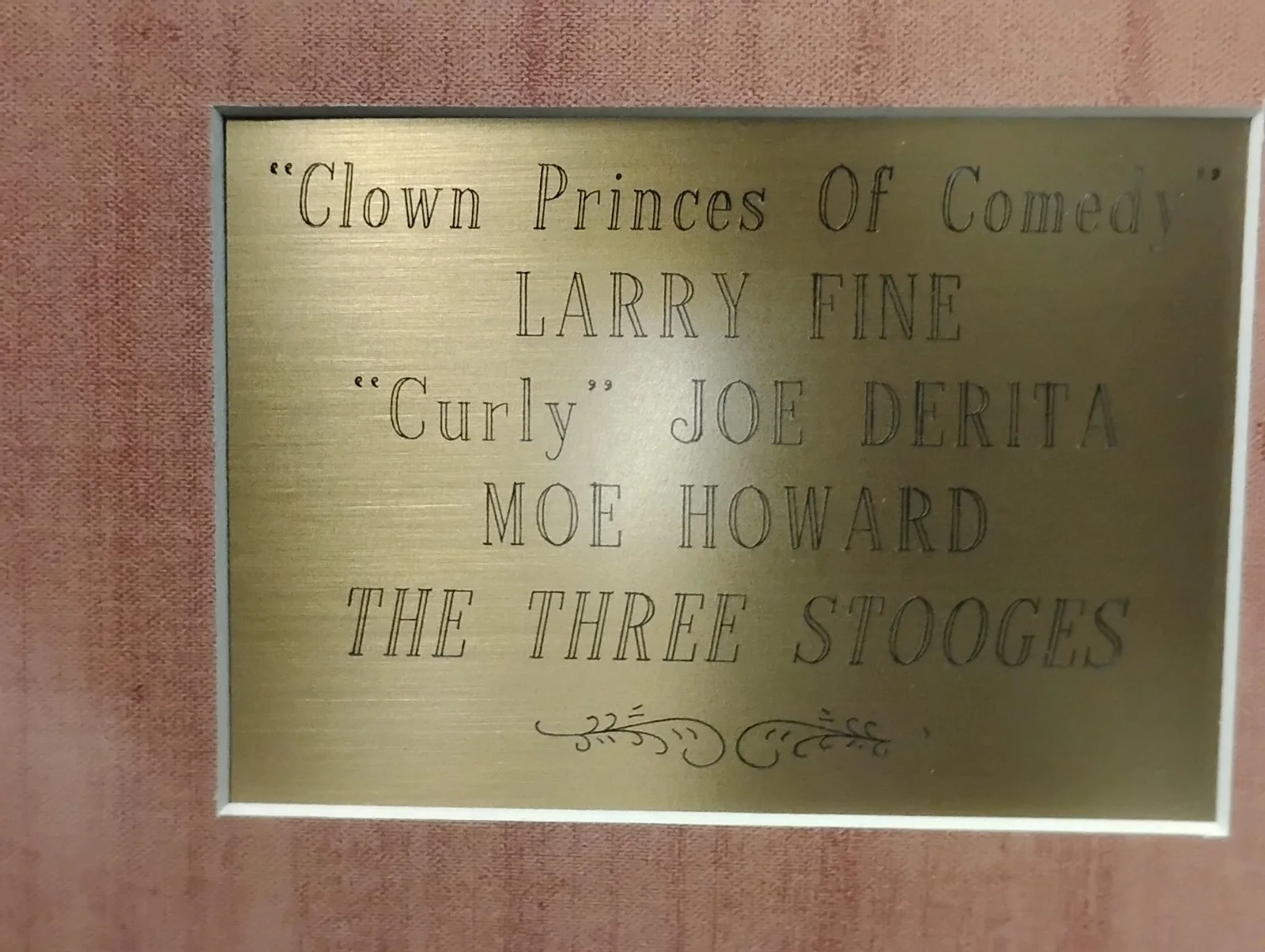 Curly Joe, Larry, Moe — "Clown Princes of Comedy" , Larry Fine, Joe DeRitta, And Moe Howard., image 4