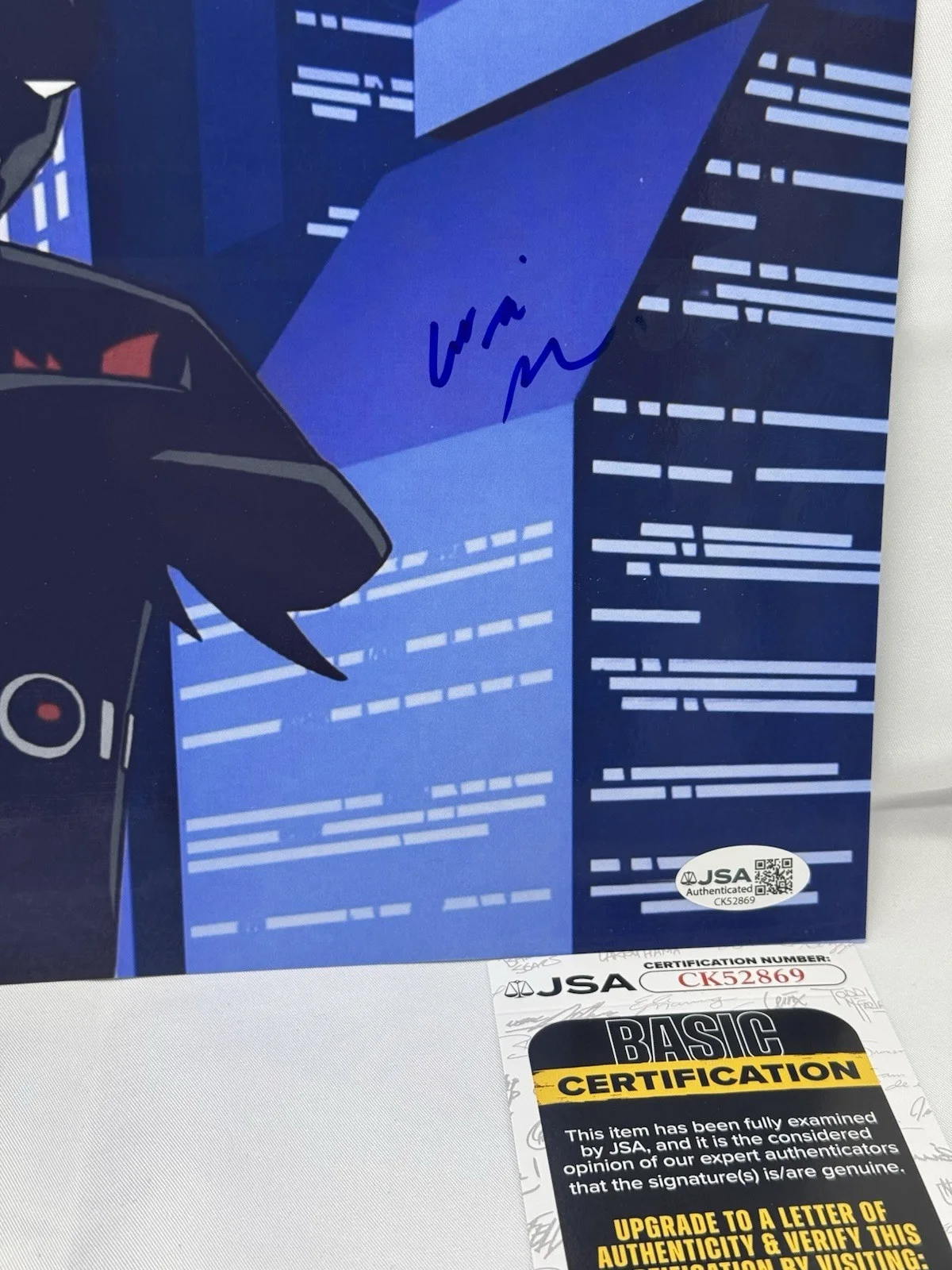 William Friedle — William Friedle Autograph Signed 8.5x11 Photo Batman Beyond Actor JSA COA, image 2
