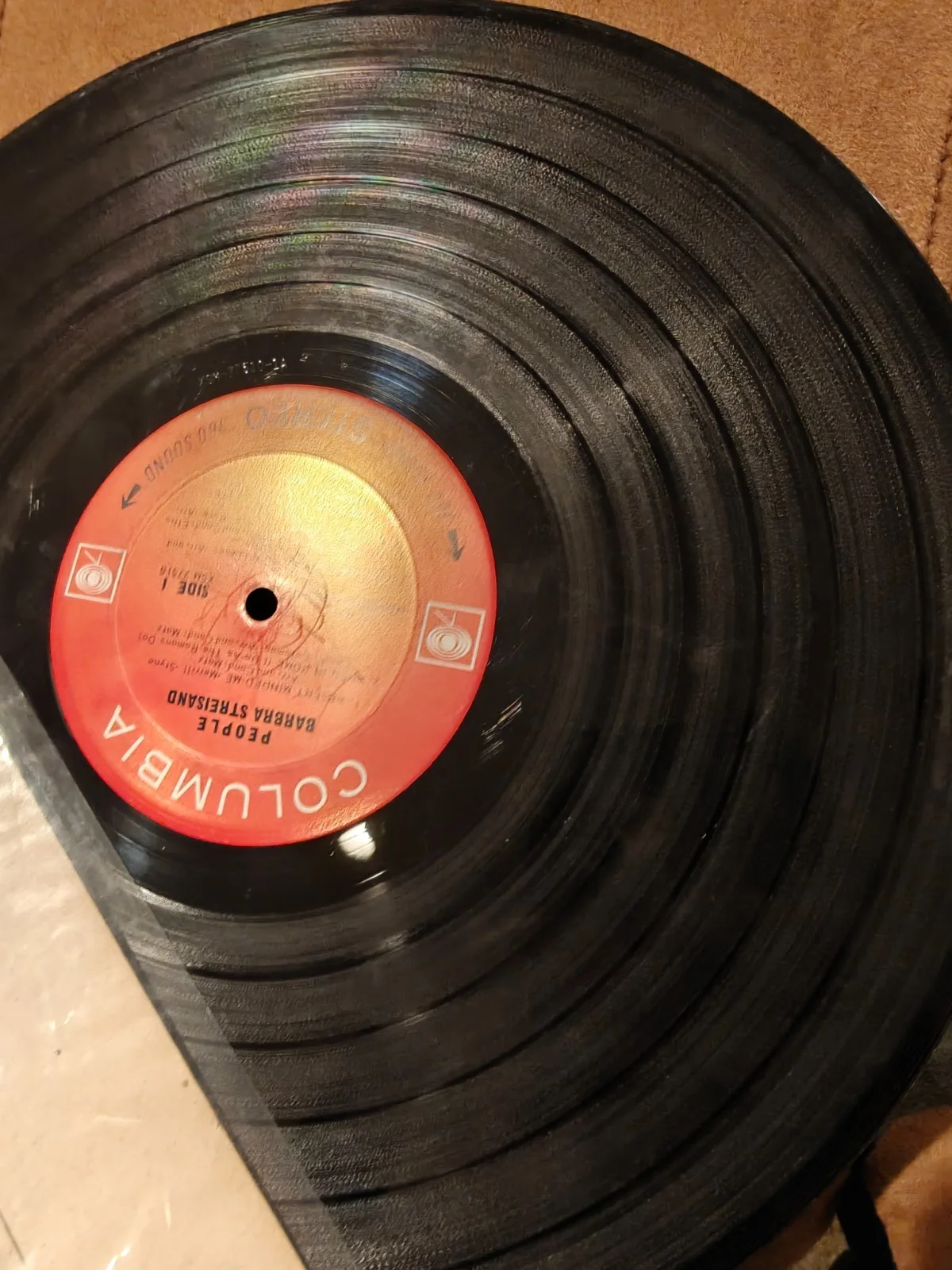 Barbra Streisand — Barbra Streisand – People Original LP Album – Personalized Hand Signed Cover, изображение 4