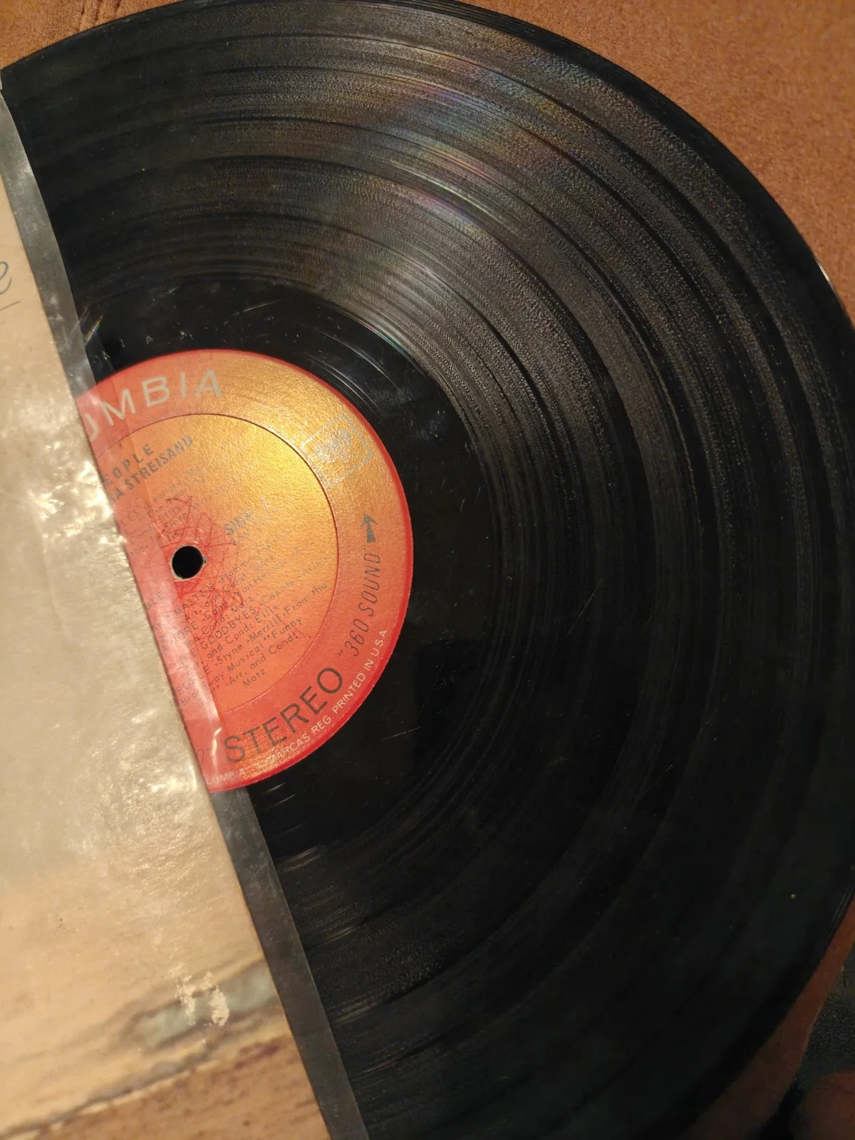 Barbra Streisand — Barbra Streisand – People Original LP Album – Personalized Hand Signed Cover, изображение 5