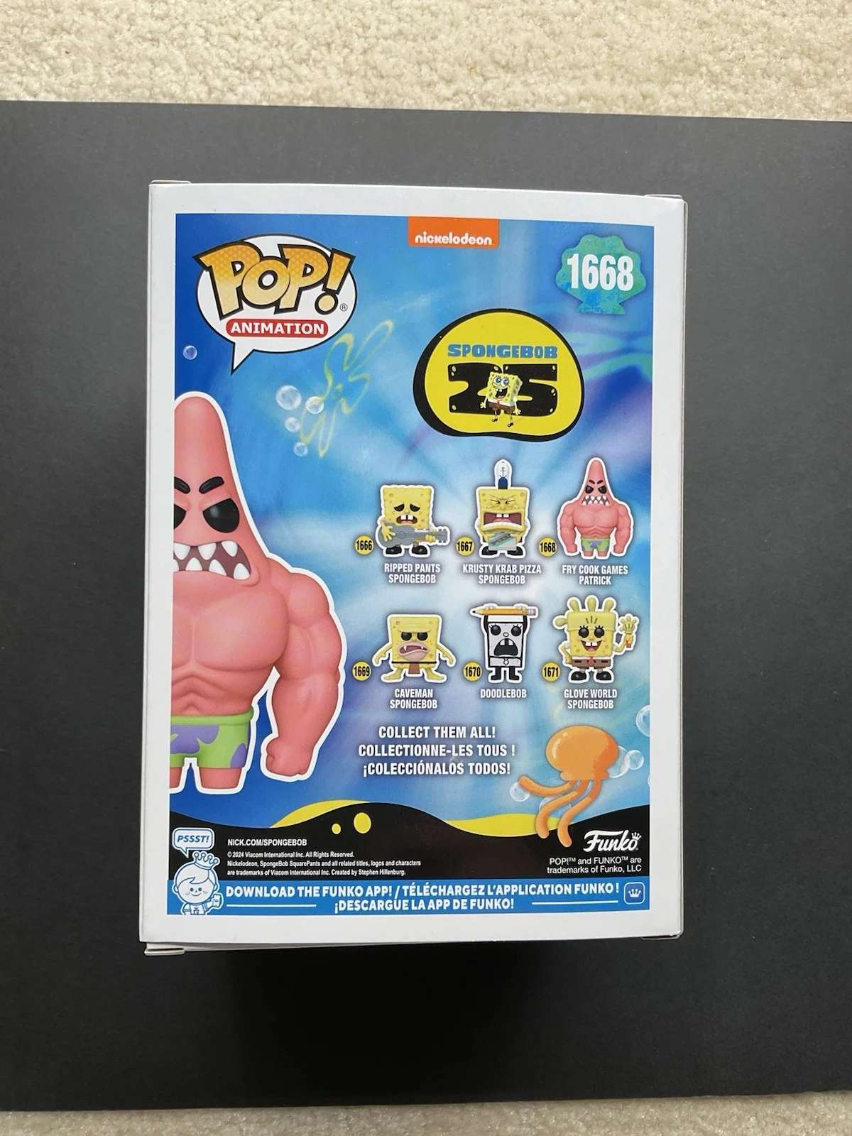Bill Fagerbakke — Bill Fagerbakke Signed Spongebob Squarepants Funko Pop #1668 BAS Patrick Star, изображение 3
