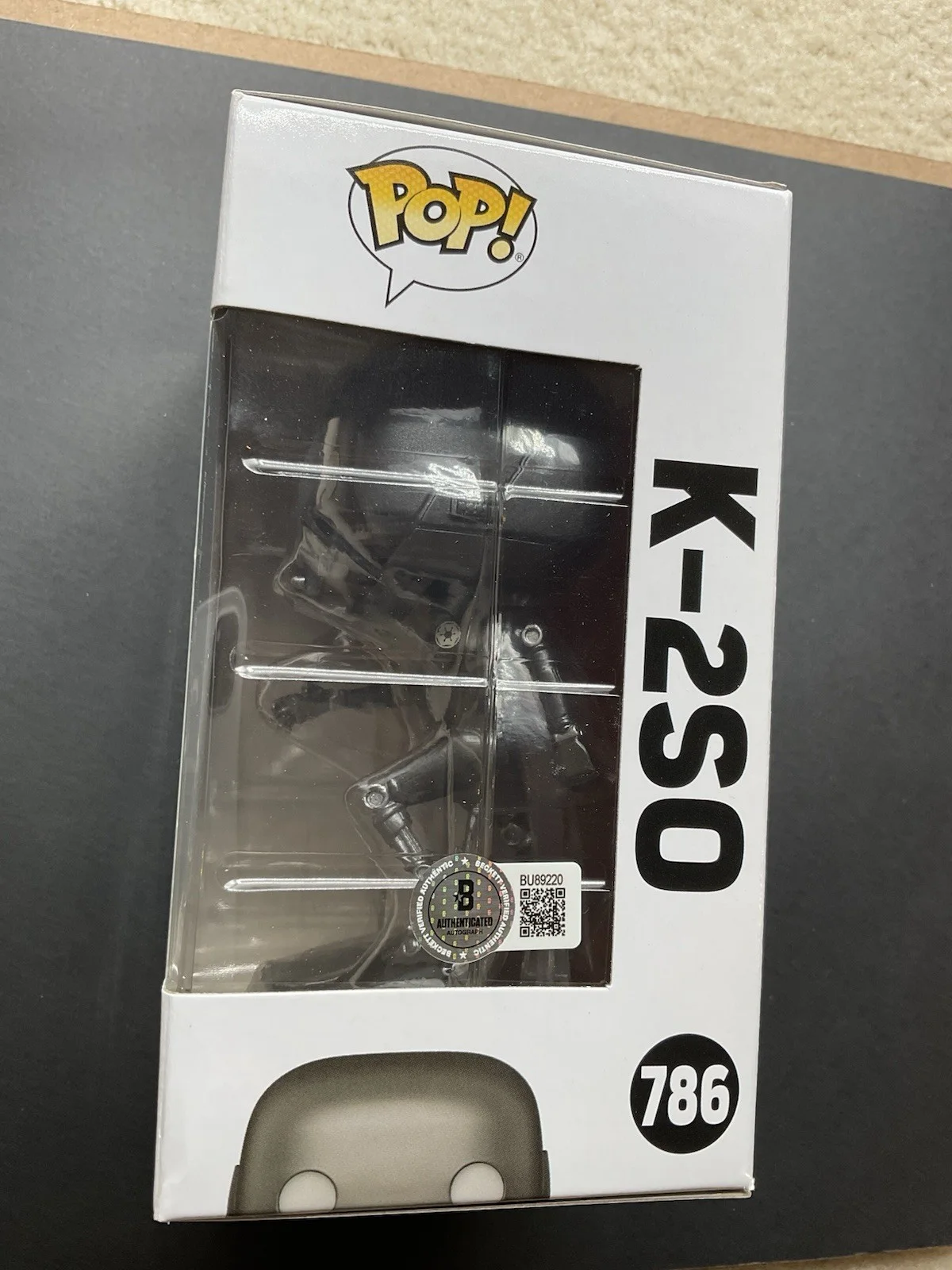 Tony Gilroy — Tony Gilroy Signed Andor K-2SO Funko Pop #786 BAS Star Wars Andor autograph K2SO, image 2