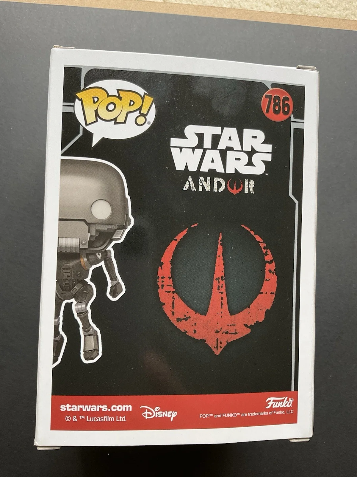 Tony Gilroy — Tony Gilroy Signed Andor K-2SO Funko Pop #786 BAS Star Wars Andor autograph K2SO, image 3