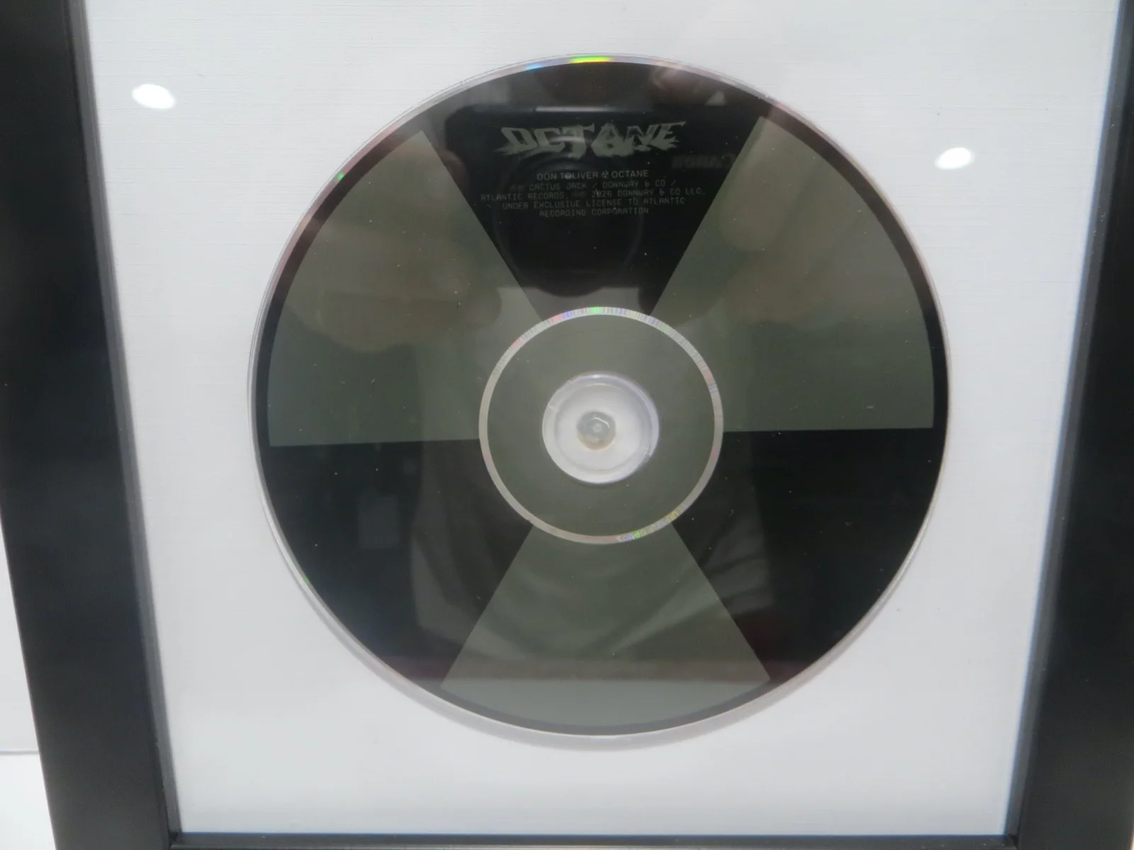 Don Toliver SIGNED "Octane" CD Art Card Framed - AUTOGRAPHED, image 4