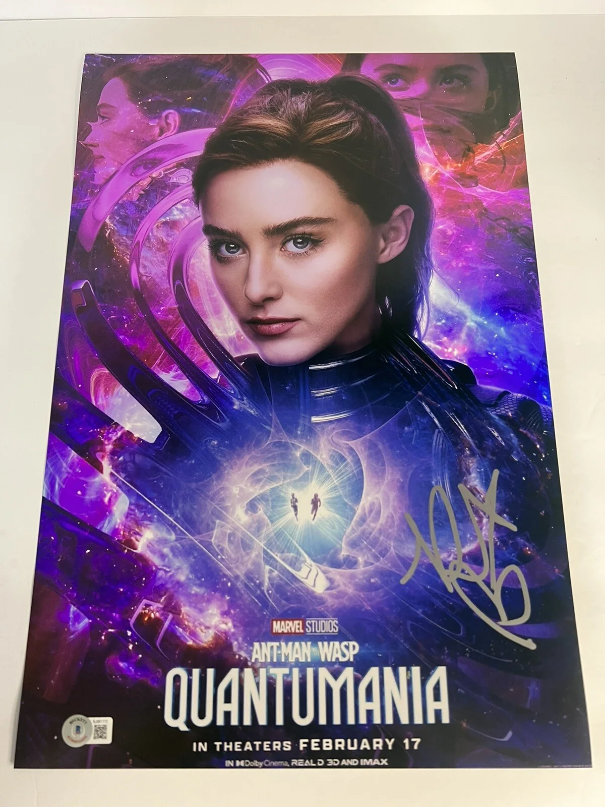 Kathryn Newton — KATHRYN NEWTON SIGNED AUTOGRAPH ANTMAN WASP QUANTUMANIA 12x18 BAS BJ081772, image 2