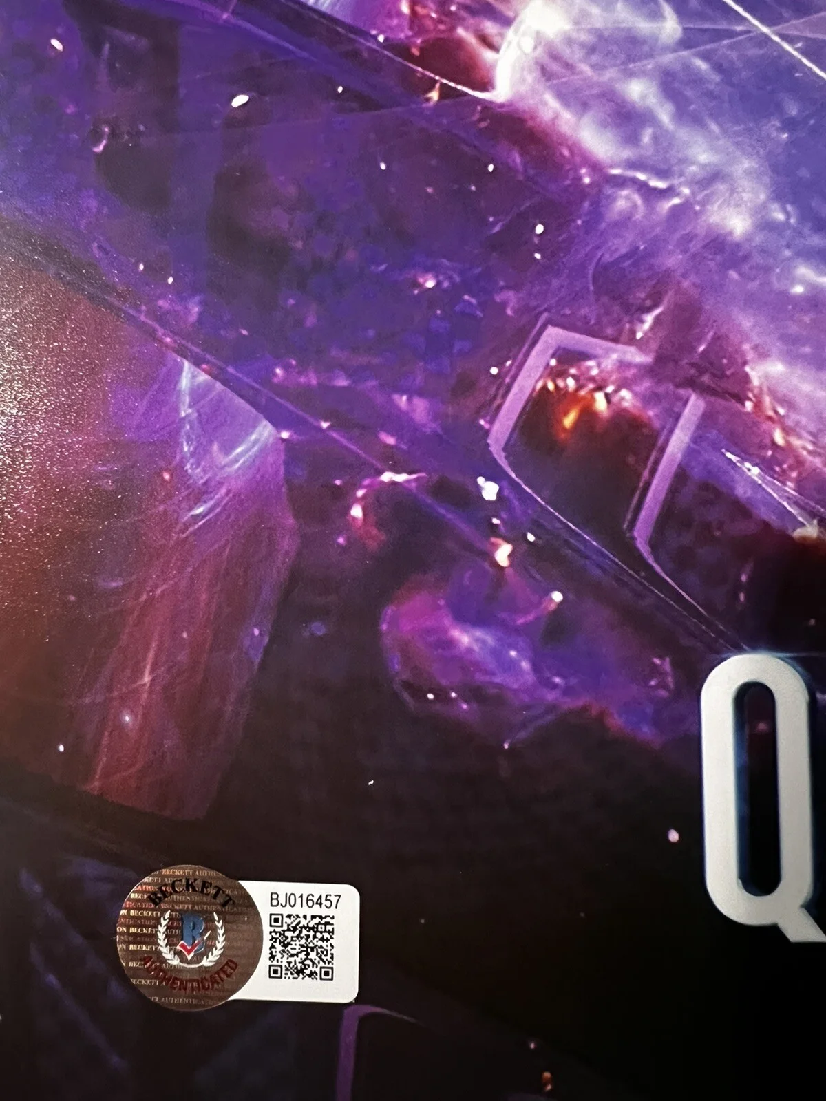Kathryn Newton — KATHRYN NEWTON SIGNED ANTMAN WASP QUANTUMANIA 12x18 BECKETT BJ016457 + PROOF, изображение 4