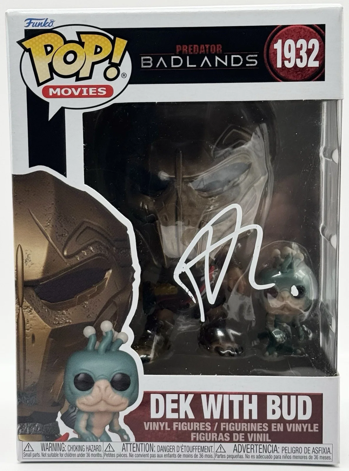 Dimitrius Koloamatangi — Dimitrius Koloamatangi Signed Dek Funko 1932 Predator Badlands BAS BECKETT COA