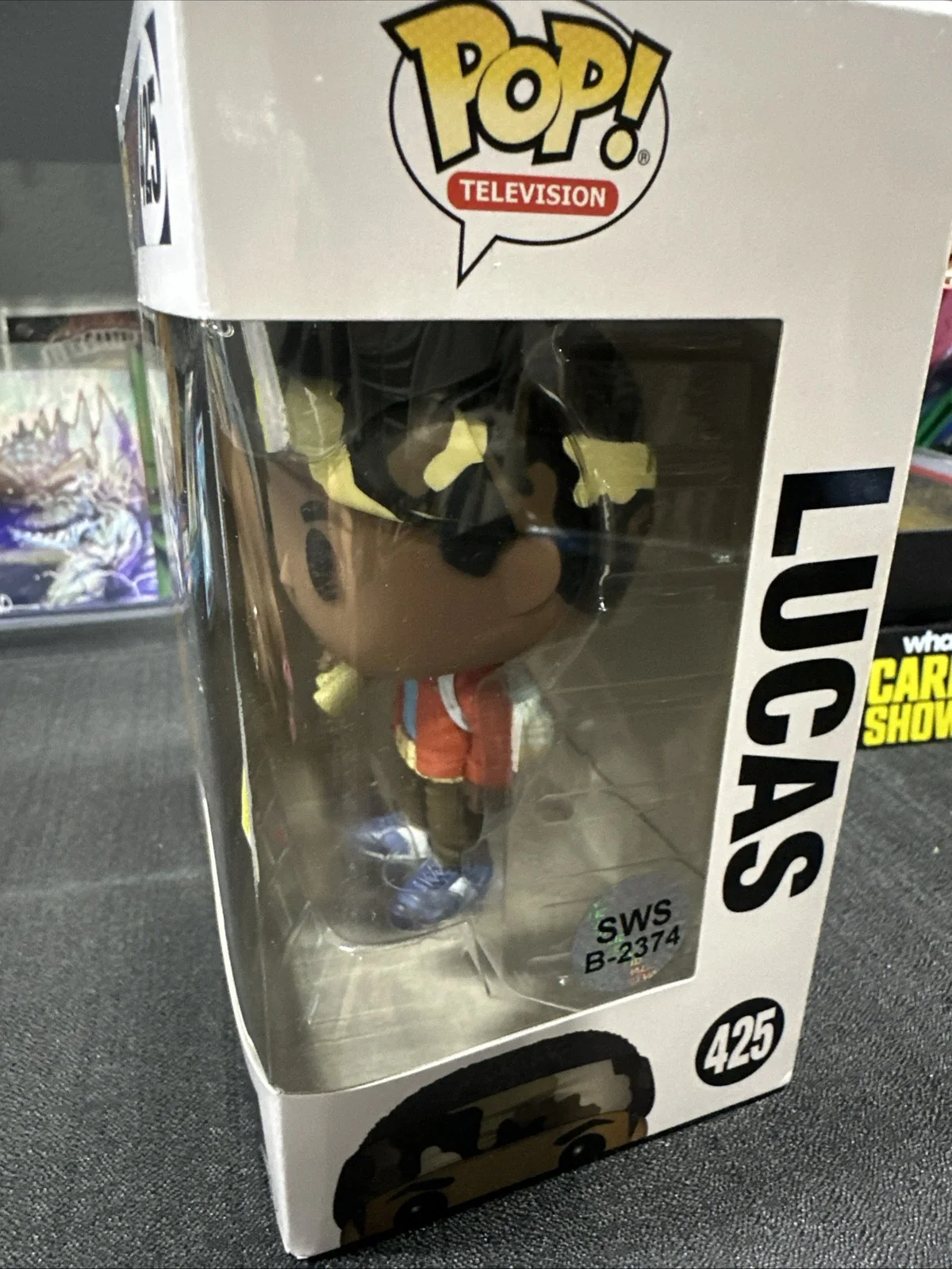 CALEB MCLAUGHLIN SIGNED Funko Pop #425 Lucas Authenticated Stranger Things, image 3