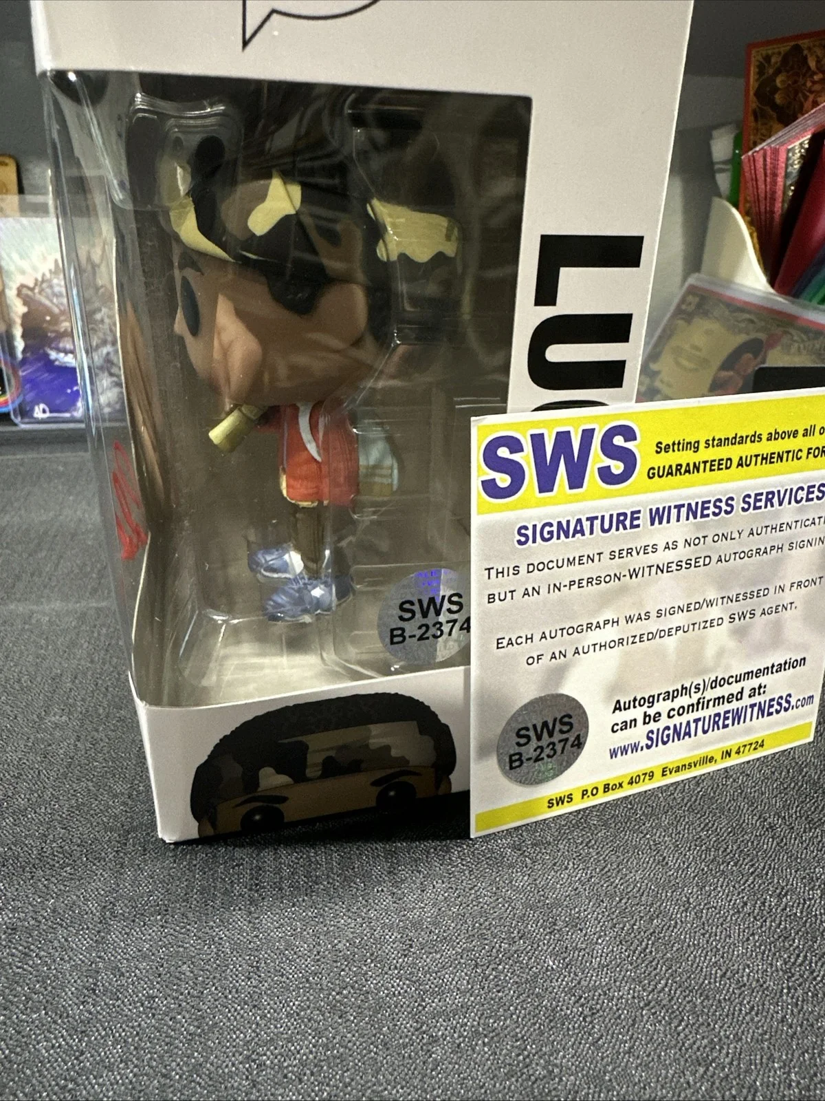 CALEB MCLAUGHLIN SIGNED Funko Pop #425 Lucas Authenticated Stranger Things, image 4